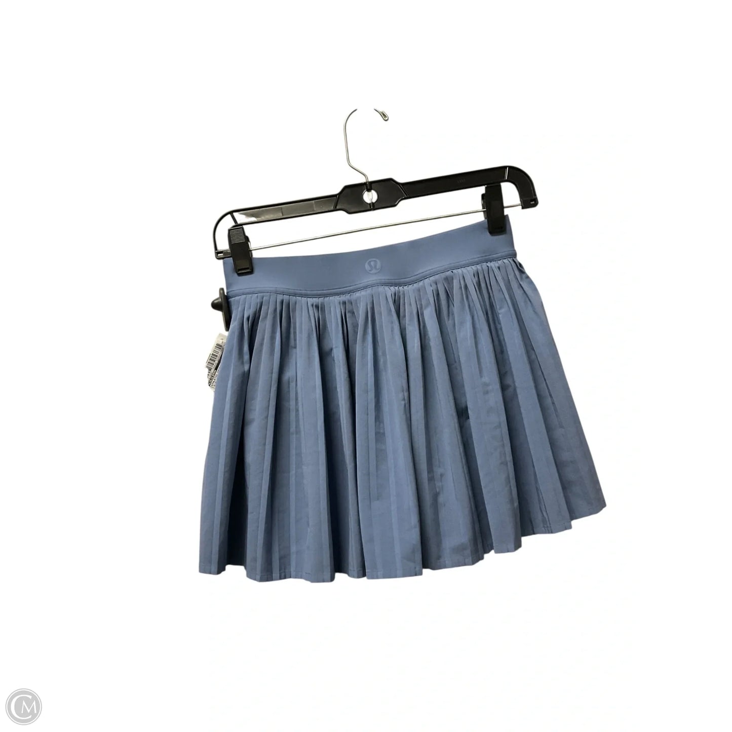Athletic Skort By Lululemon In Blue, Size: 4