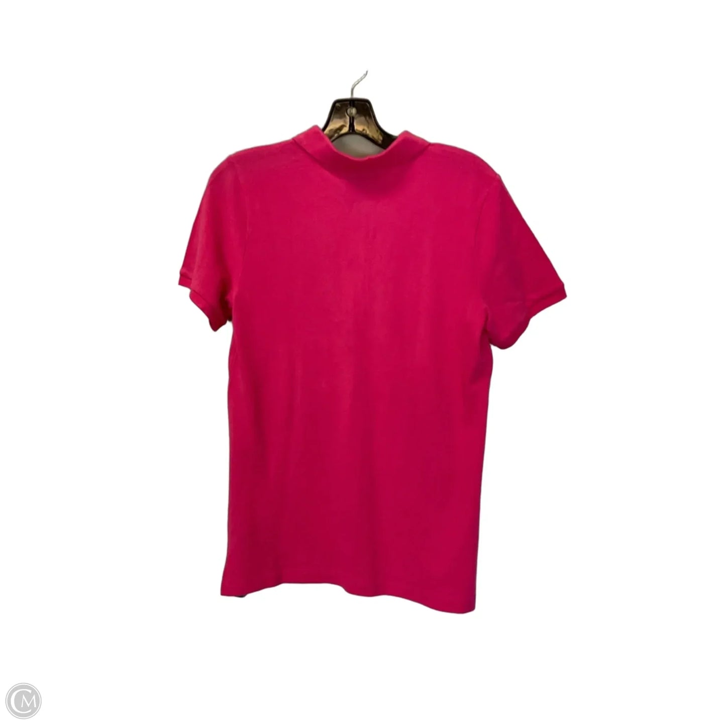 Top Short Sleeve By Lauren By Ralph Lauren In Pink, Size: L