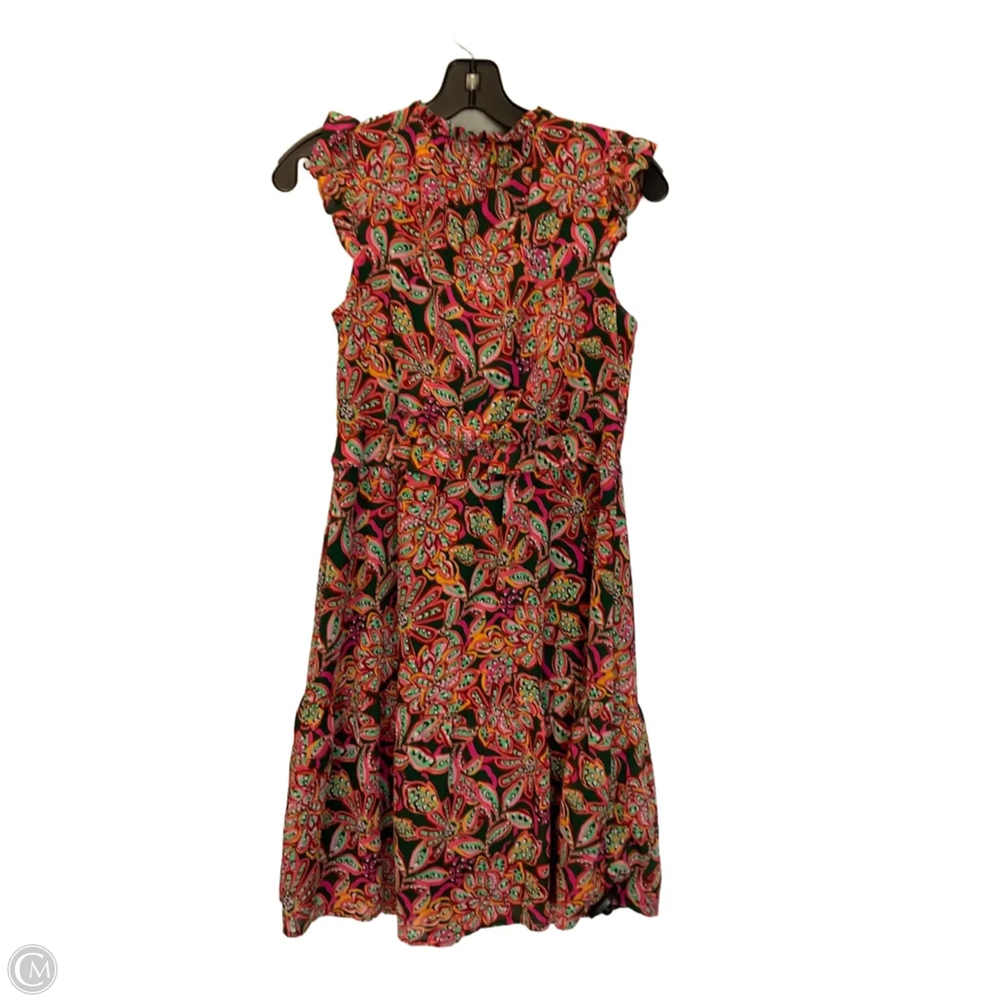 Dress Casual Short By J. Crew In Orange & Pink, Size: 0