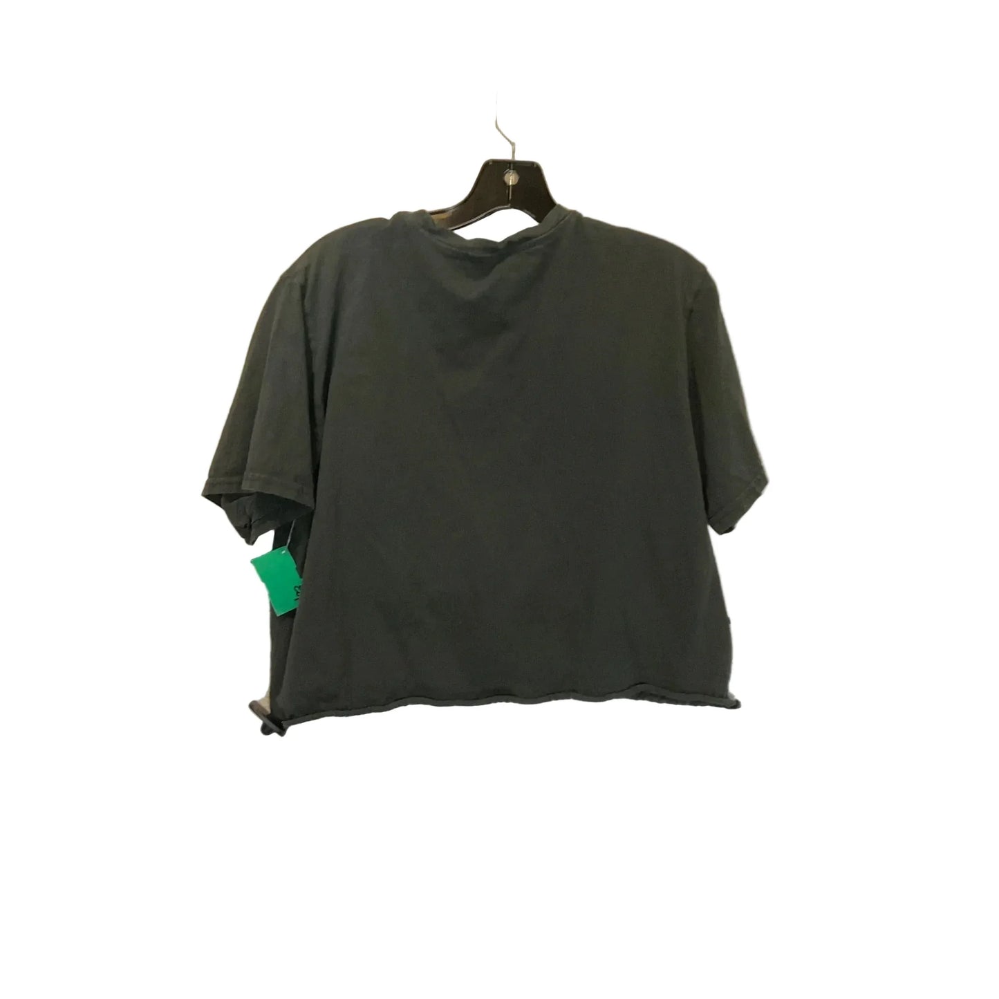 Top Short Sleeve By Zutter In Grey, Size: L