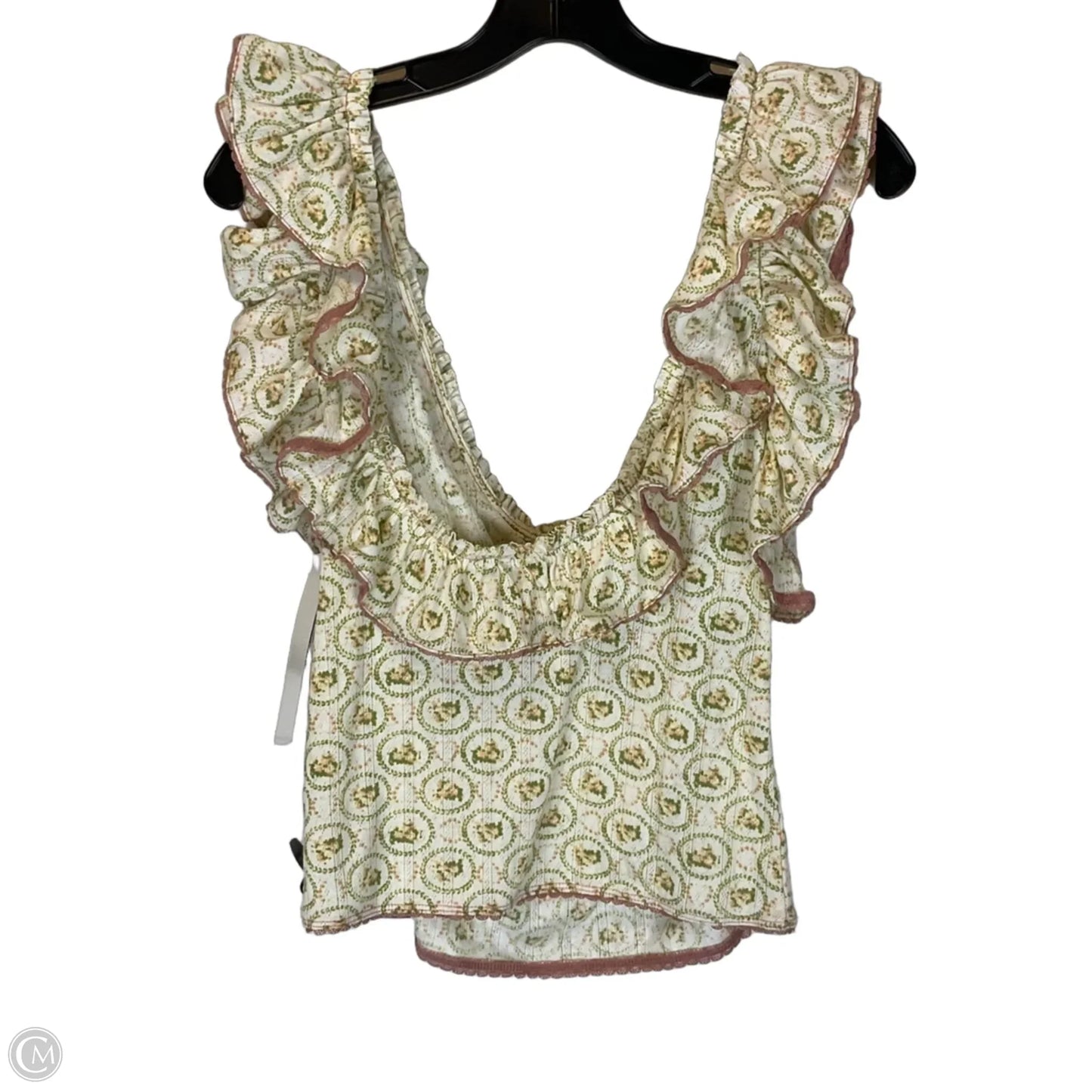 Top Sleeveless By Free People In Green, Size: L