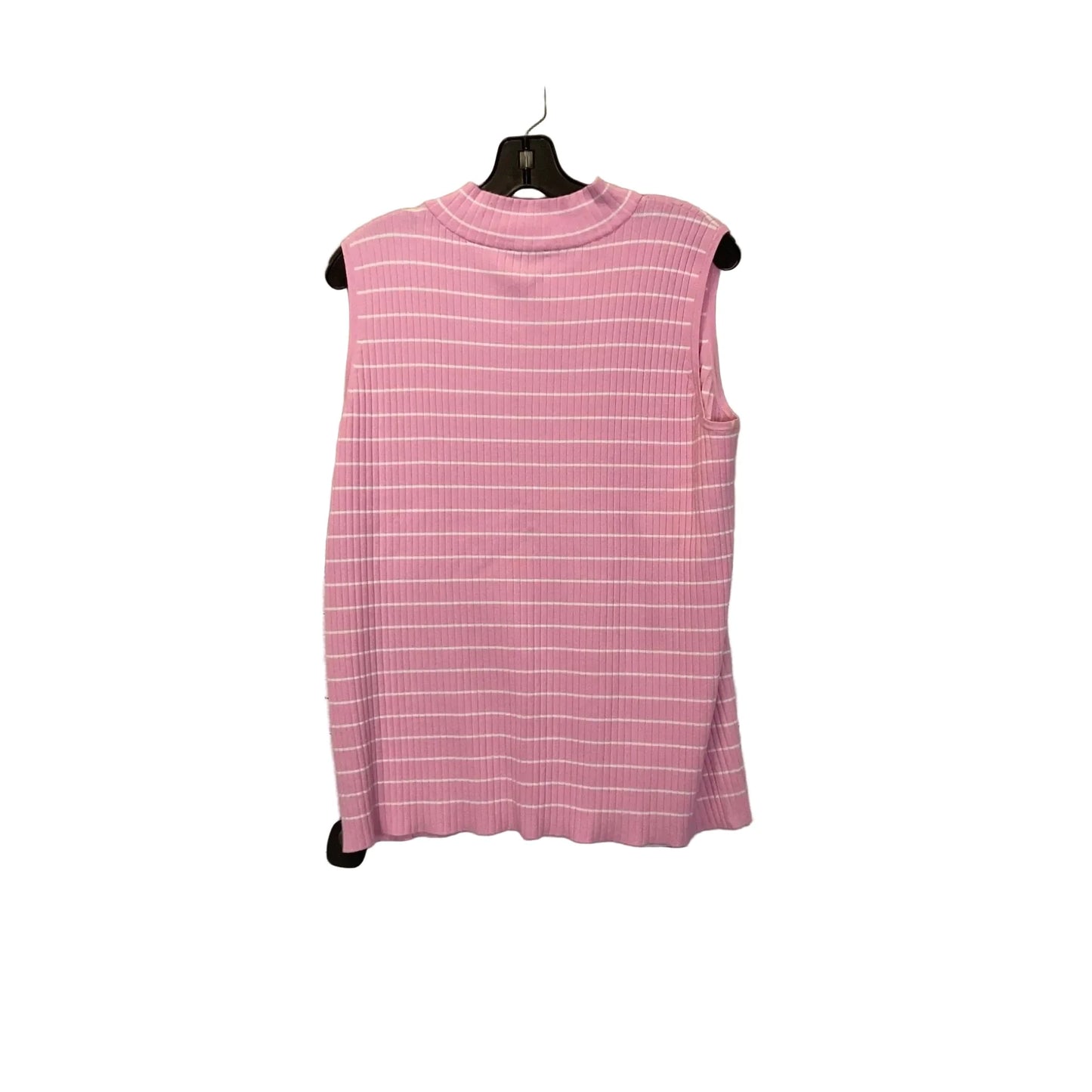 Top Sleeveless By Talbots In Pink, Size: 1x