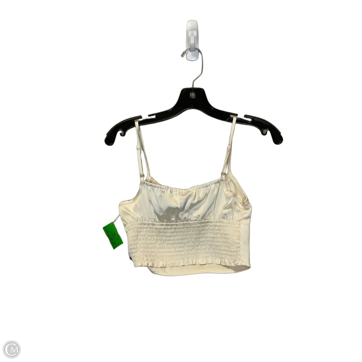 Top Sleeveless By Forever 21 In Cream, Size: S