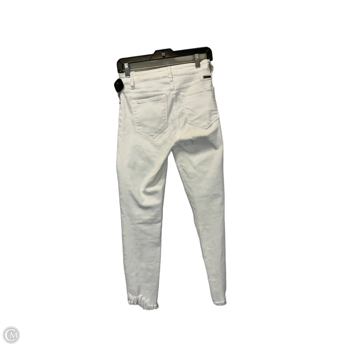 Jeans Skinny By Kancan In White Denim, Size: 2
