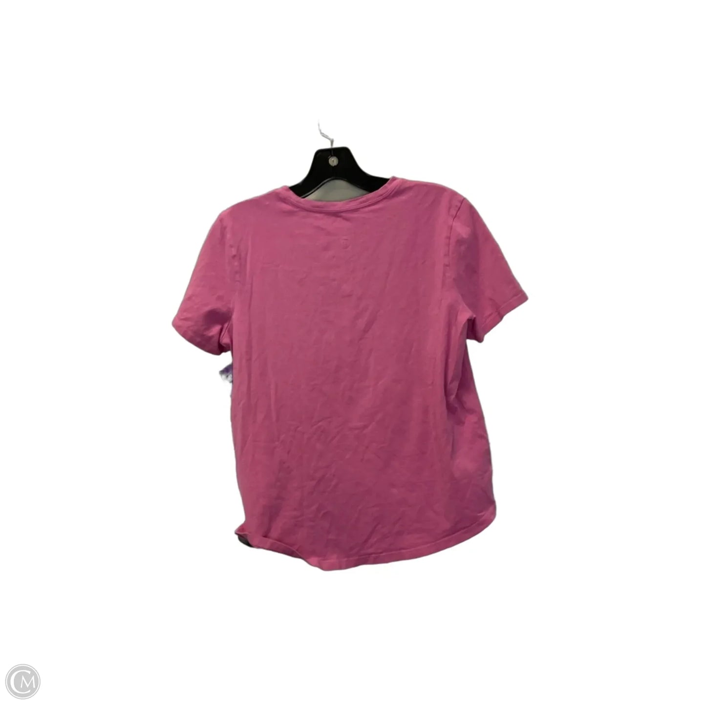 Athletic Top Short Sleeve By Lululemon In Pink, Size: S
