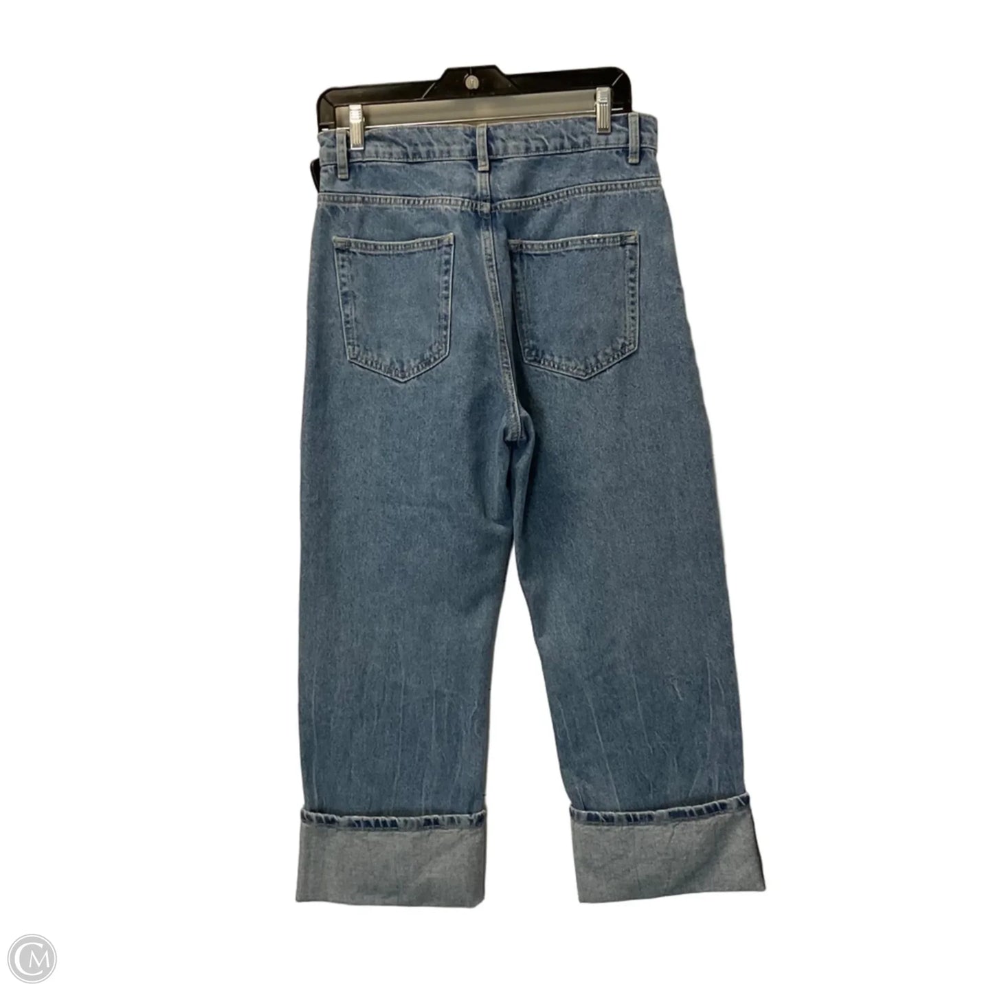 Jeans Straight By Mng In Blue Denim, Size: 4