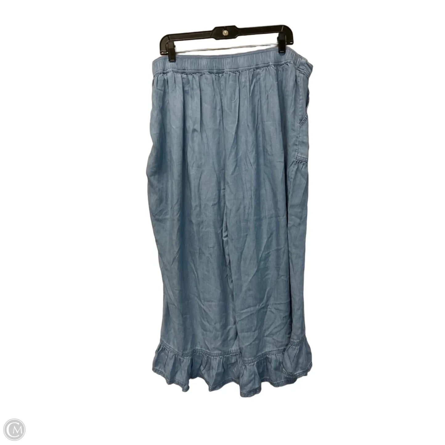 Pants Linen By Cato In Blue, Size: 18