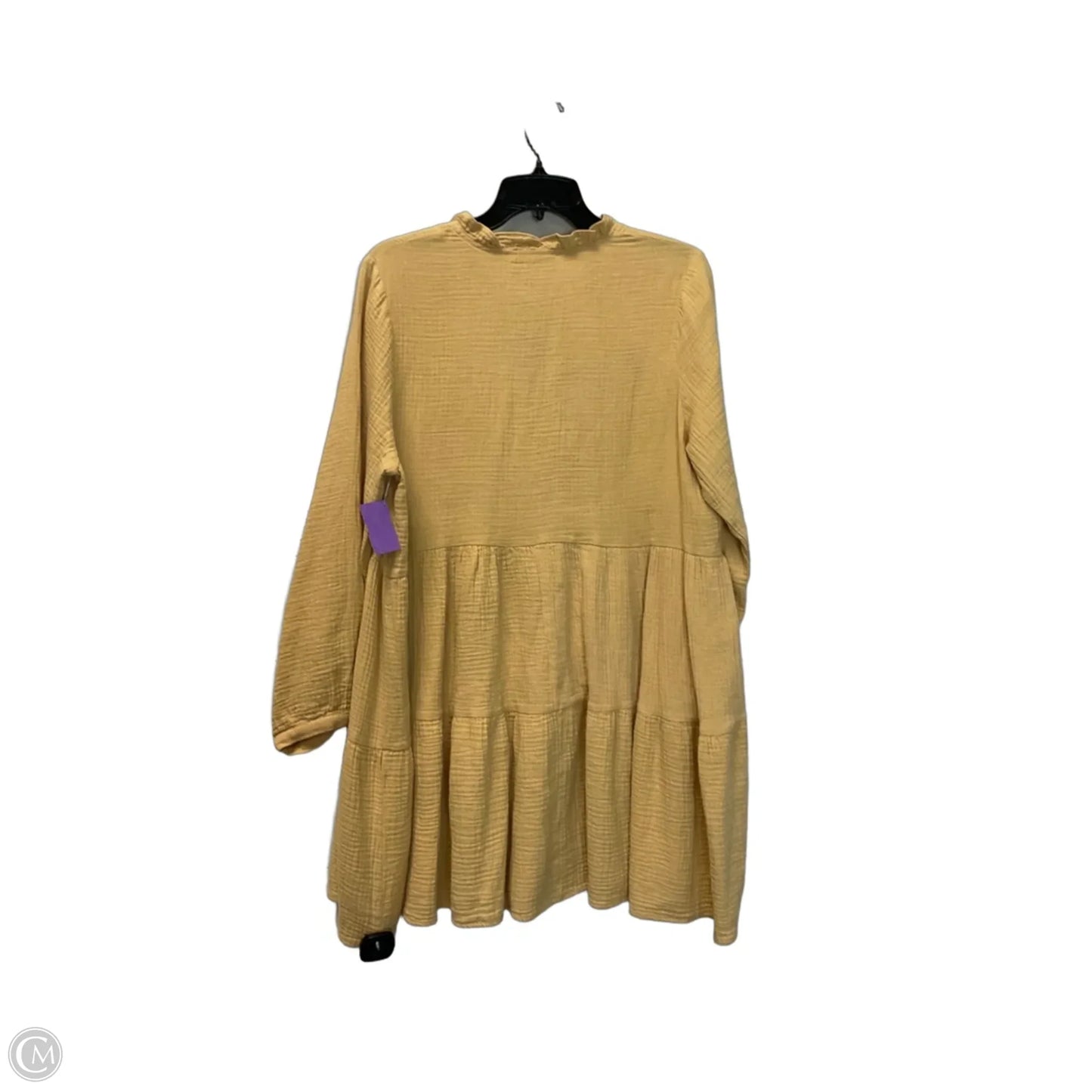 Dress Casual Short By Entro In Yellow, Size: S