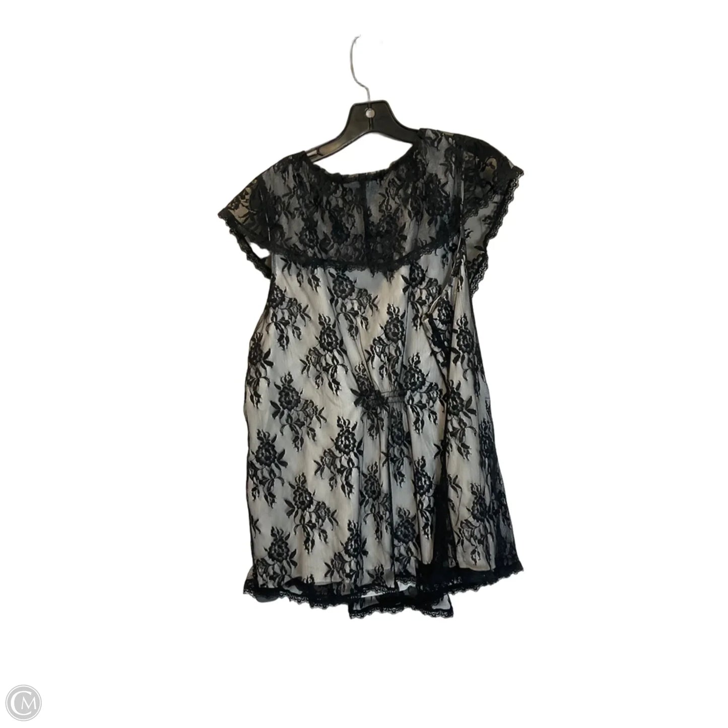 Top Sleeveless By Lane Bryant In Black, Size: 18
