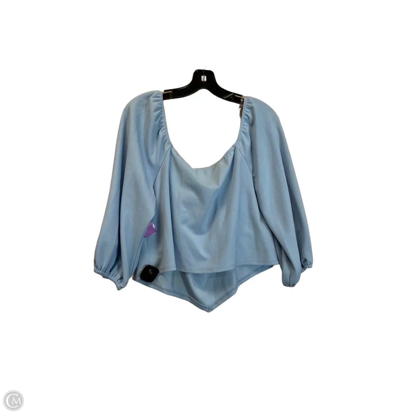 Top Long Sleeve By Clothes Mentor In Blue, Size: 2x