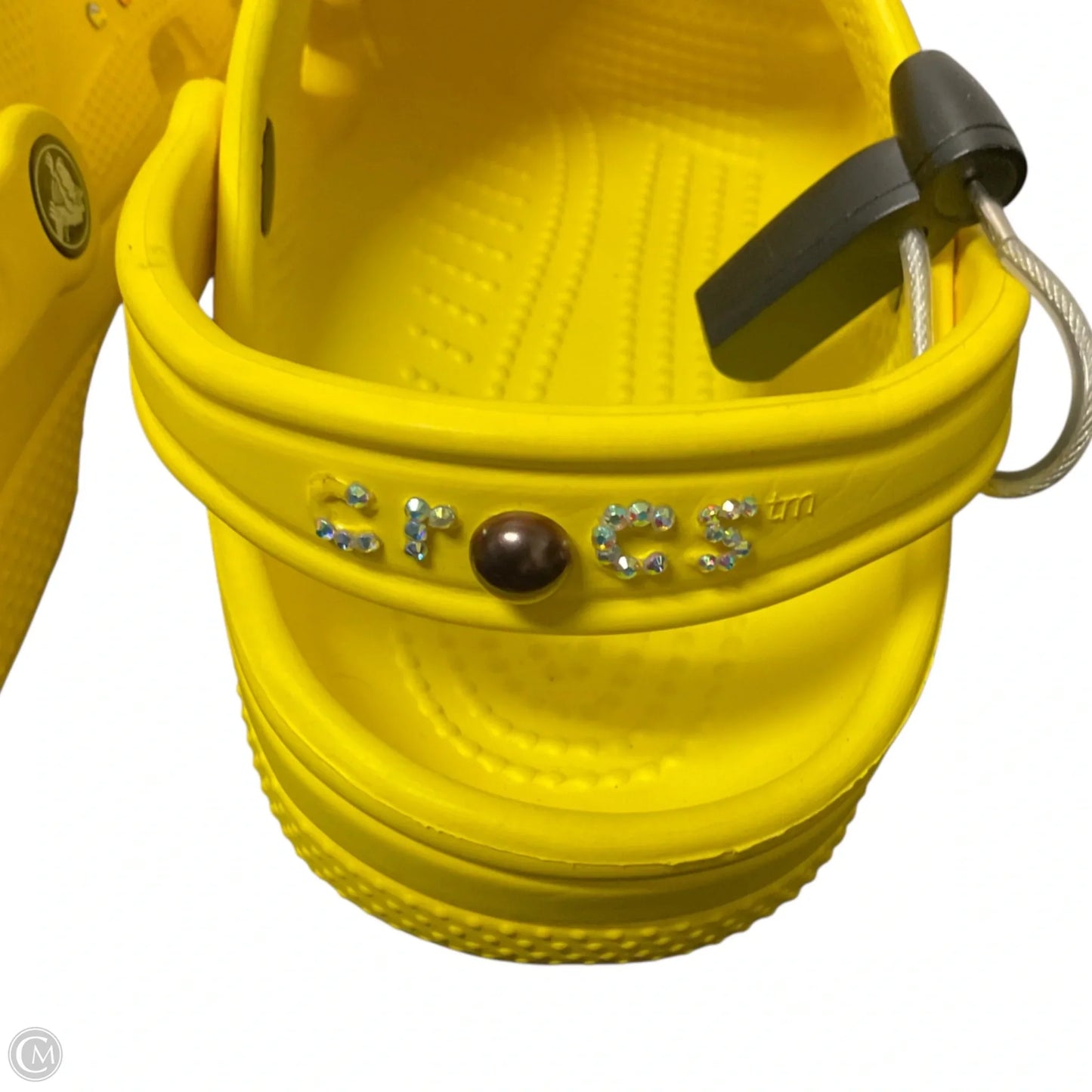 Shoes Flats By Crocs In Yellow, Size: 8