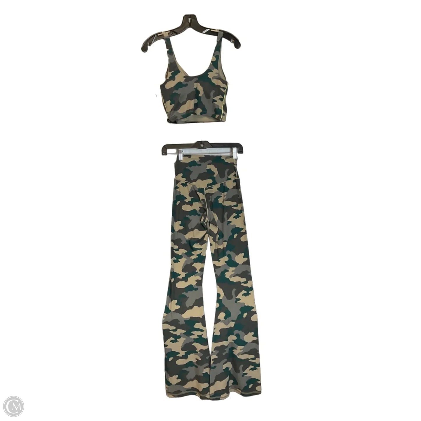 Athletic Pants 2pc By Offline In Camo Print, Size: M