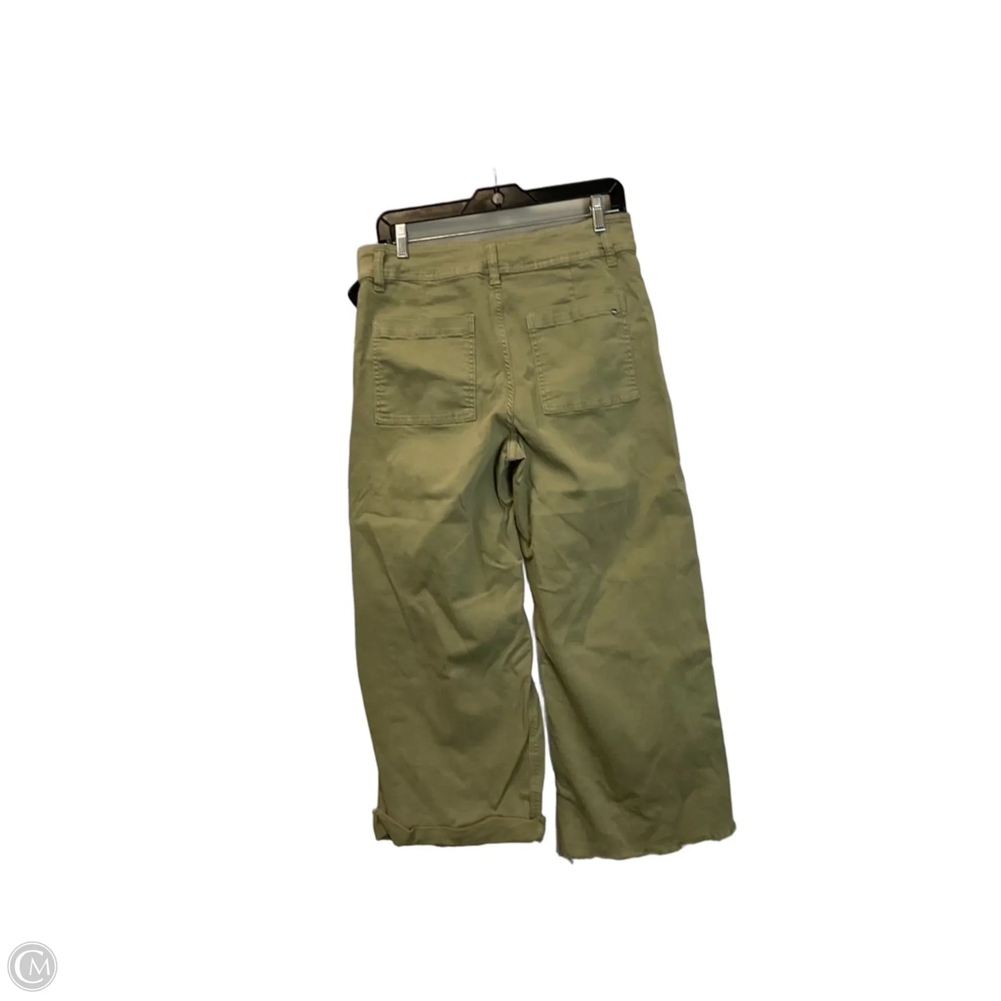 Jeans Wide Leg By Micas In Green Denim, Size: 6