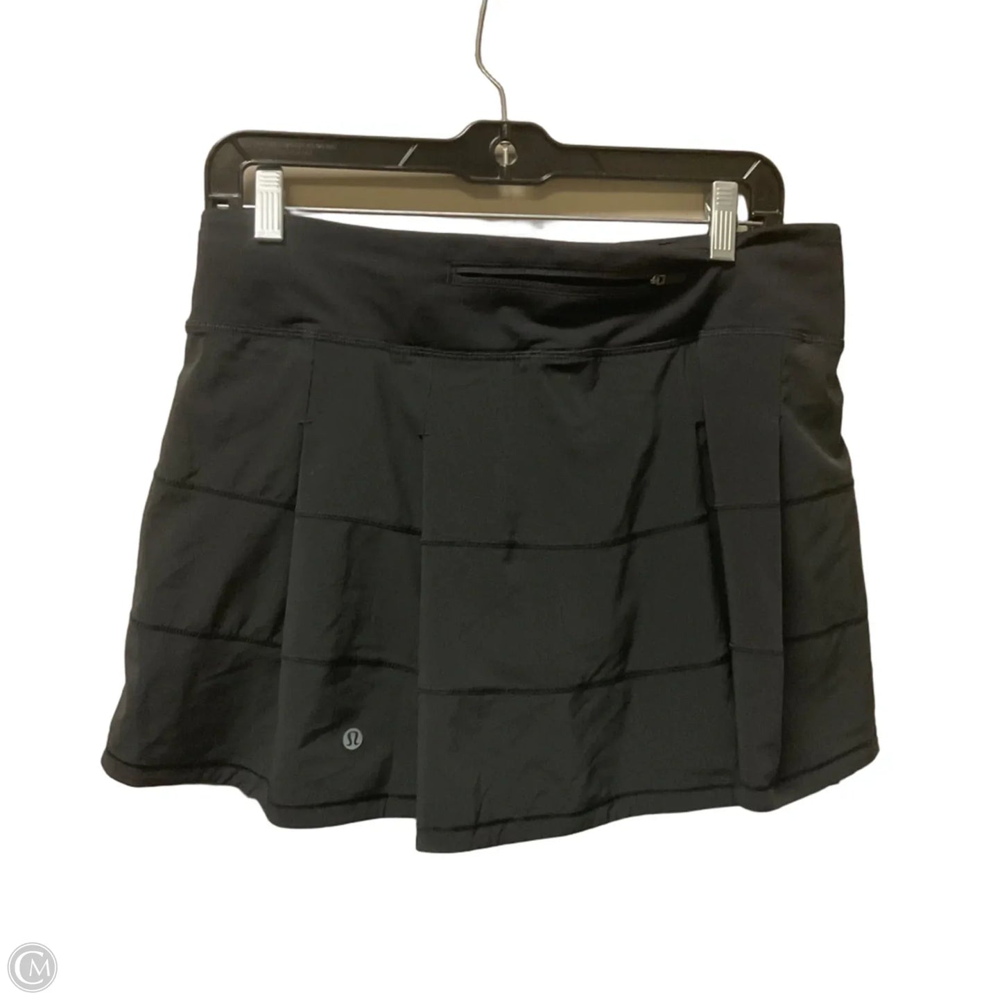 Athletic Skort By Lululemon In Black, Size: M