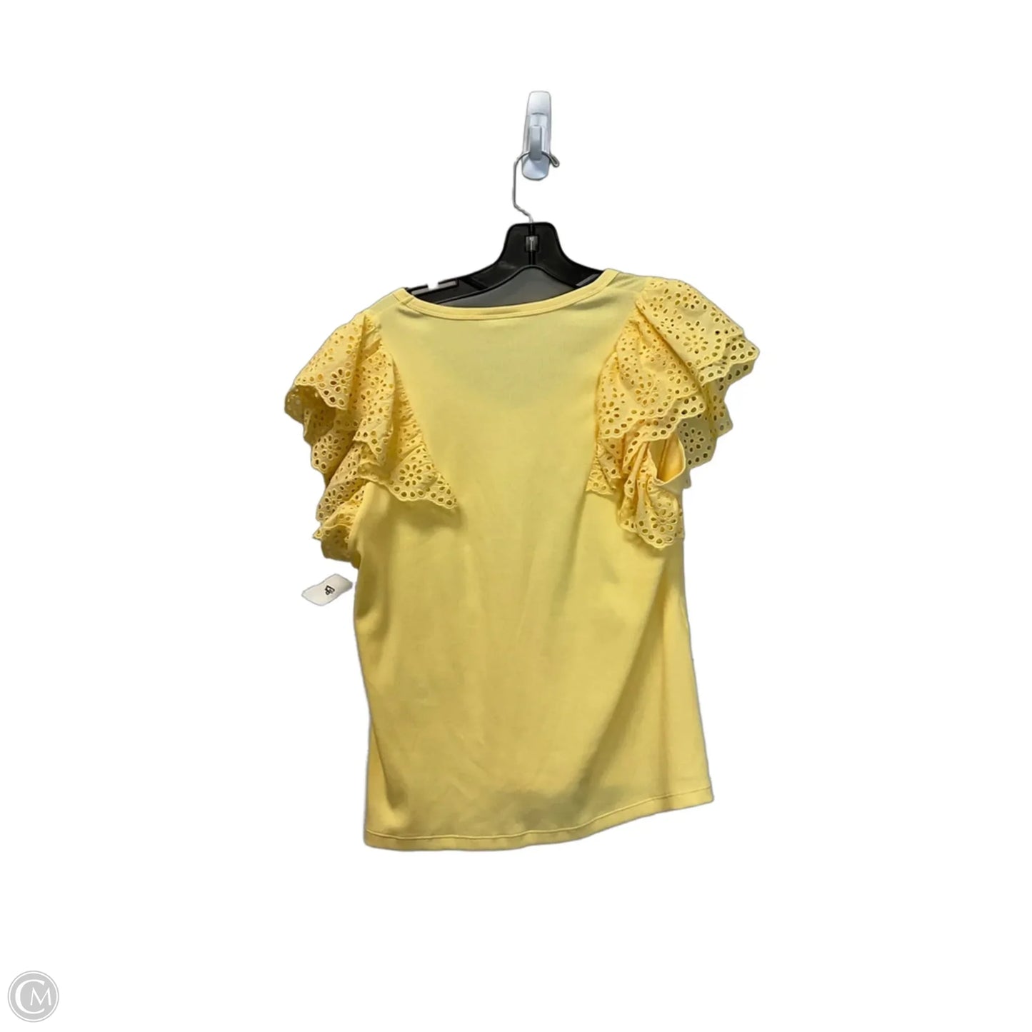 Top Sleeveless By Chicos In Yellow, Size: M