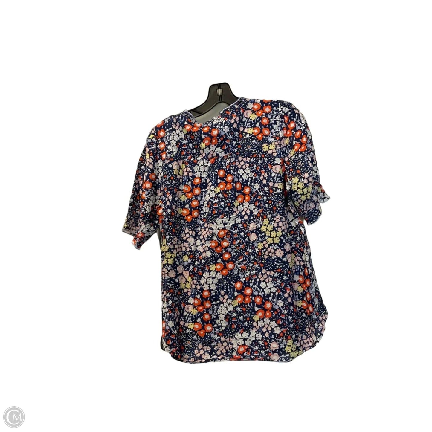 Top Short Sleeve By Talbots In Blue, Size: Medium
