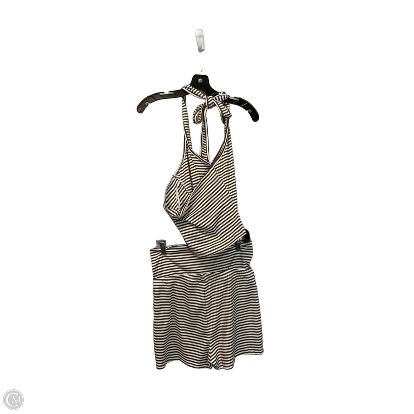 Shorts Set By Clothes Mentor In Brown & White, Size: L