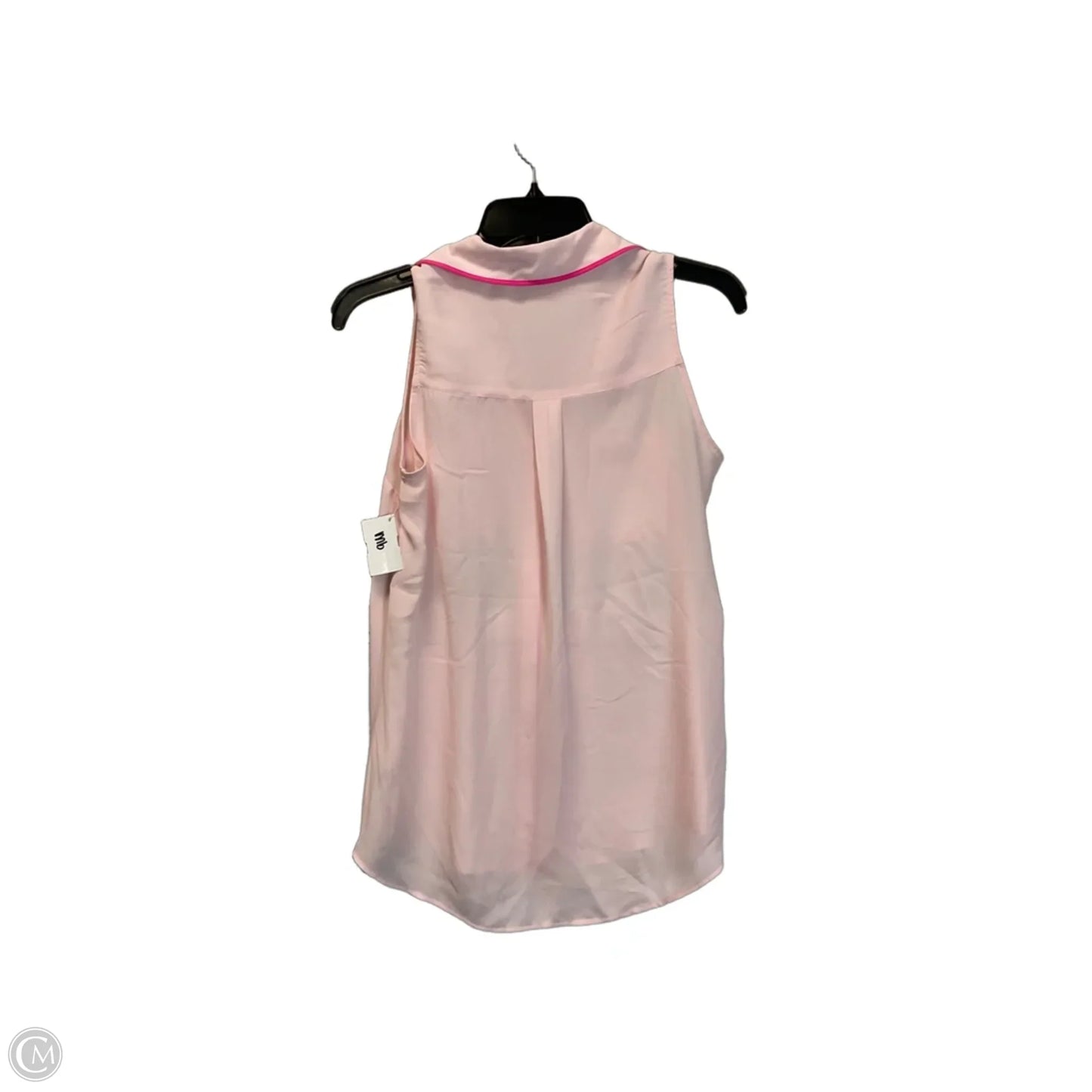 Top Sleeveless Basic By Express In Pink, Size: S