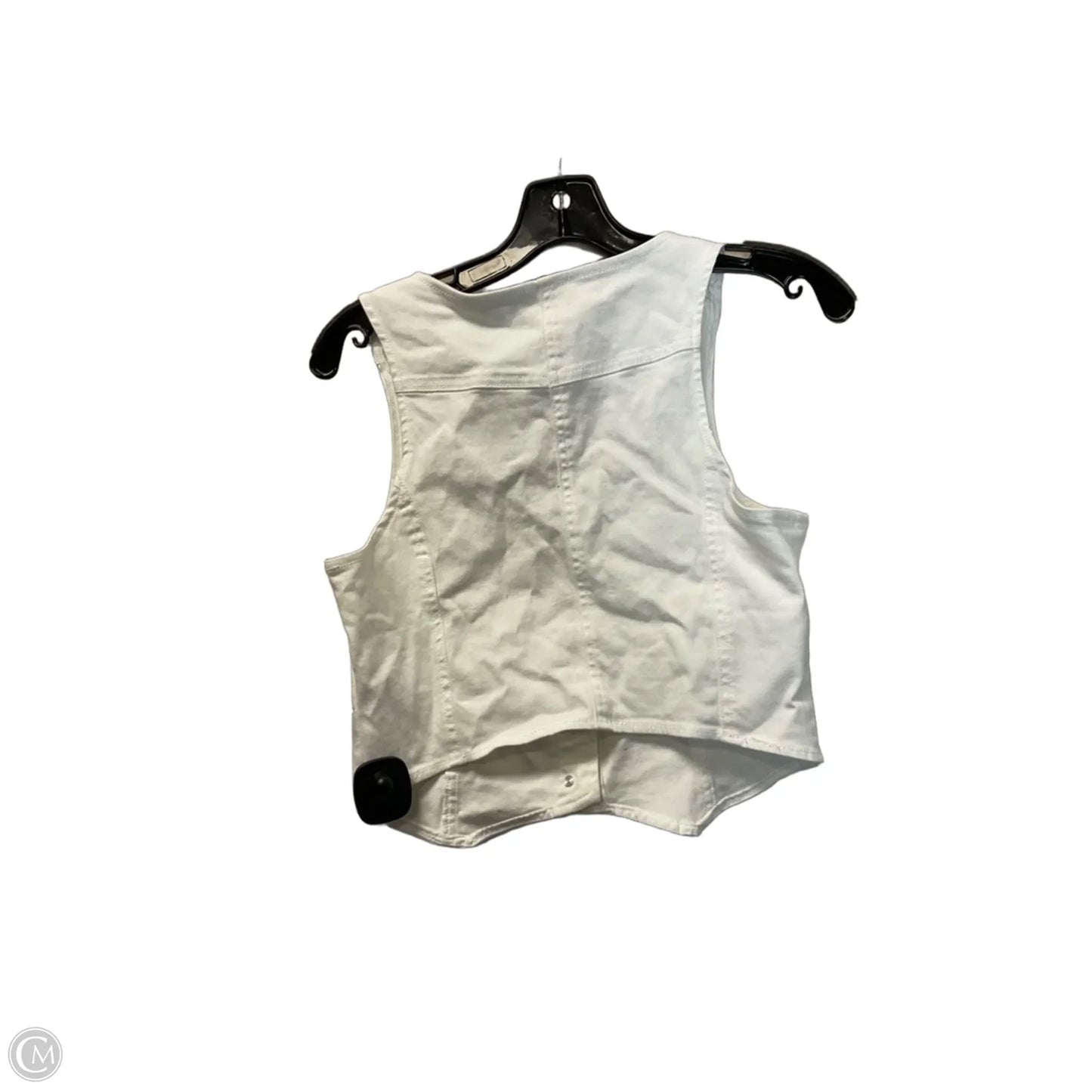 Top Sleeveless By Oat In White, Size: S