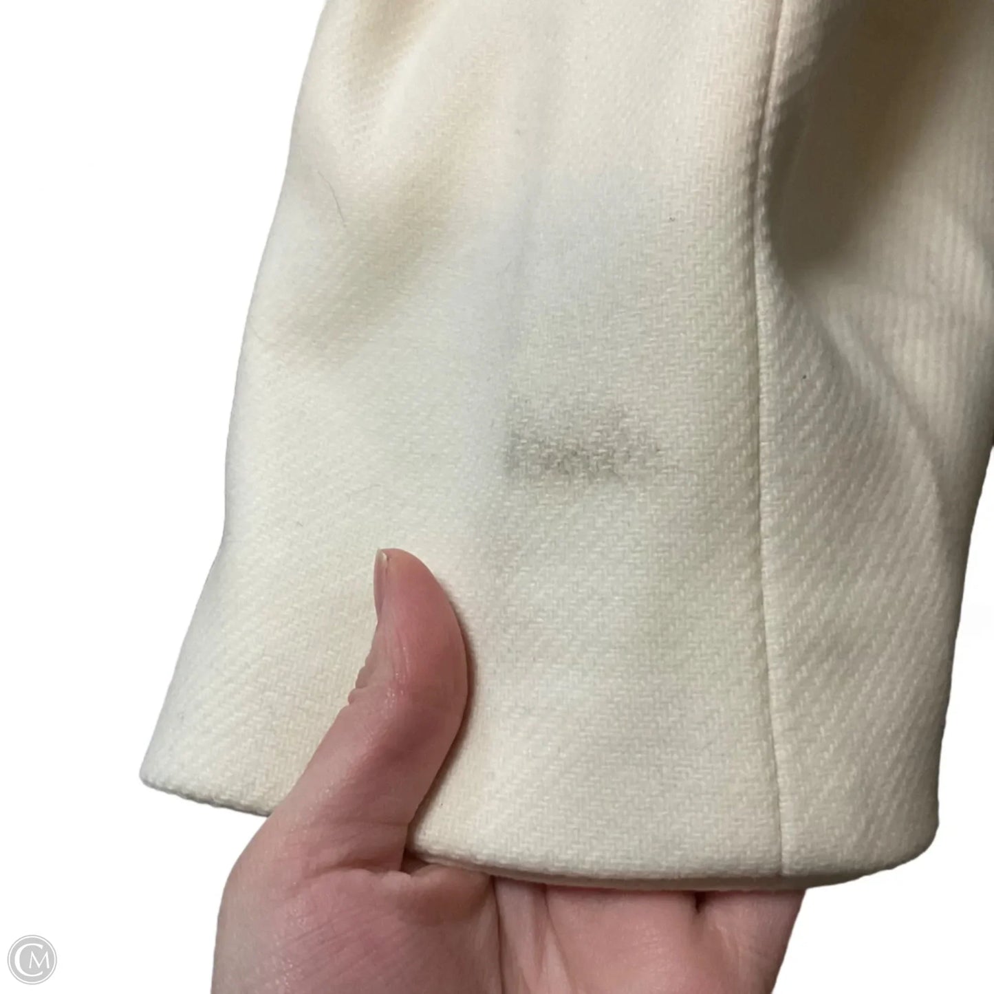 Coat Trench Coat By Karen Millen In Cream, Size: 6