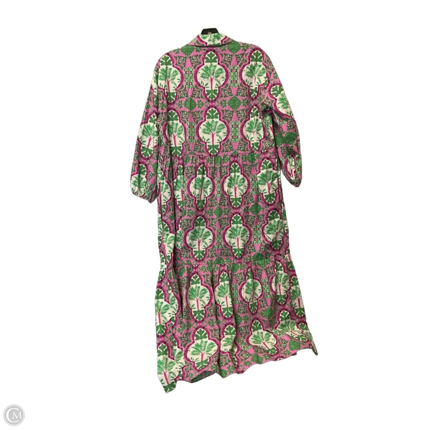 Dress Casual Maxi By Maeve In Green & Purple, Size: M