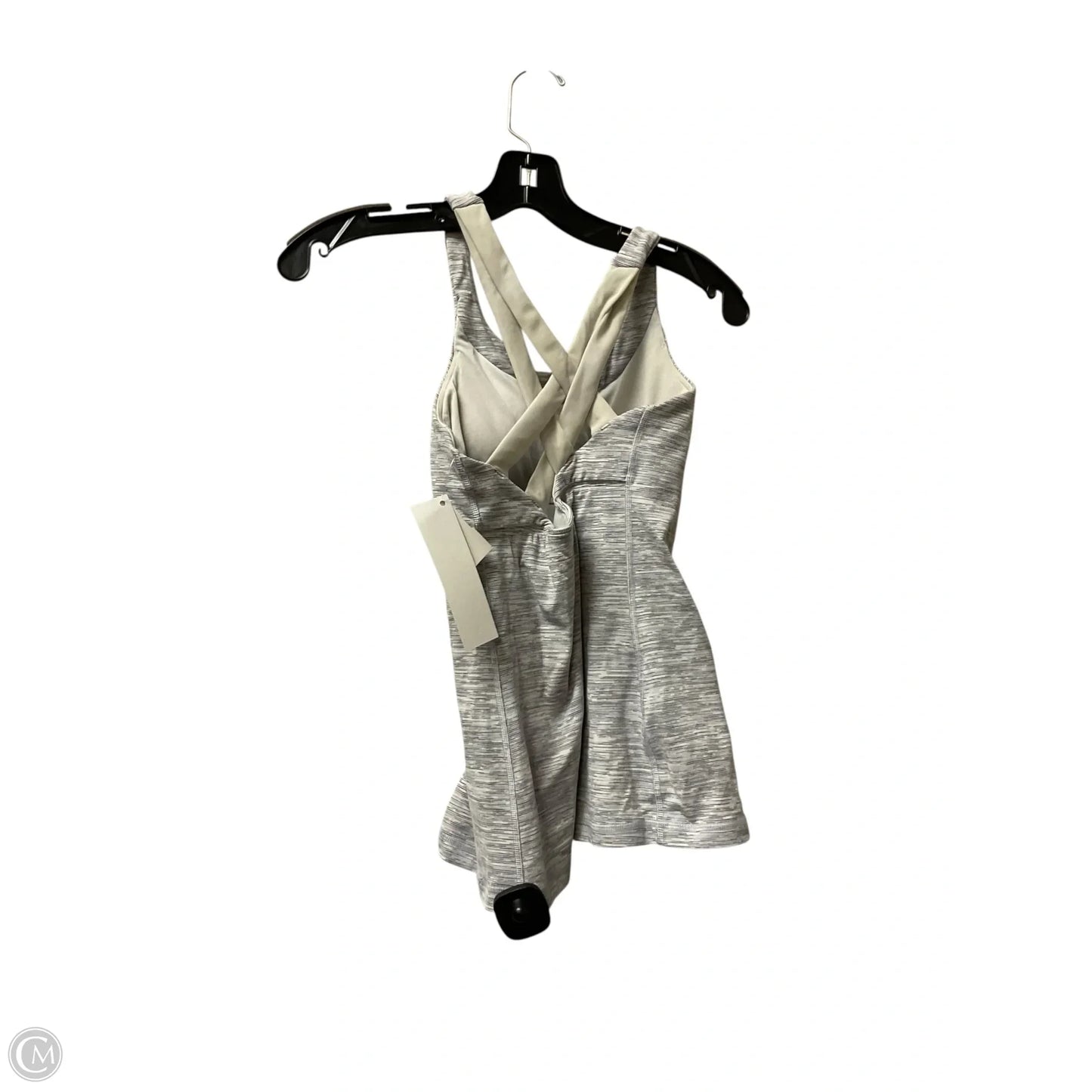 Athletic Tank Top By Lululemon In Grey, Size: 4