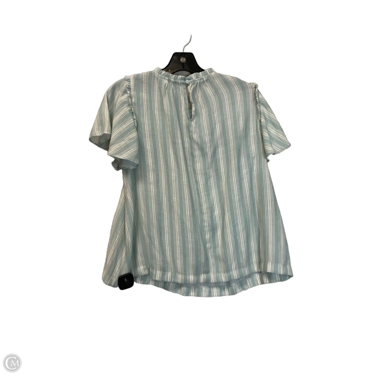 Top Short Sleeve By Lc Lauren Conrad In Green, Size: S