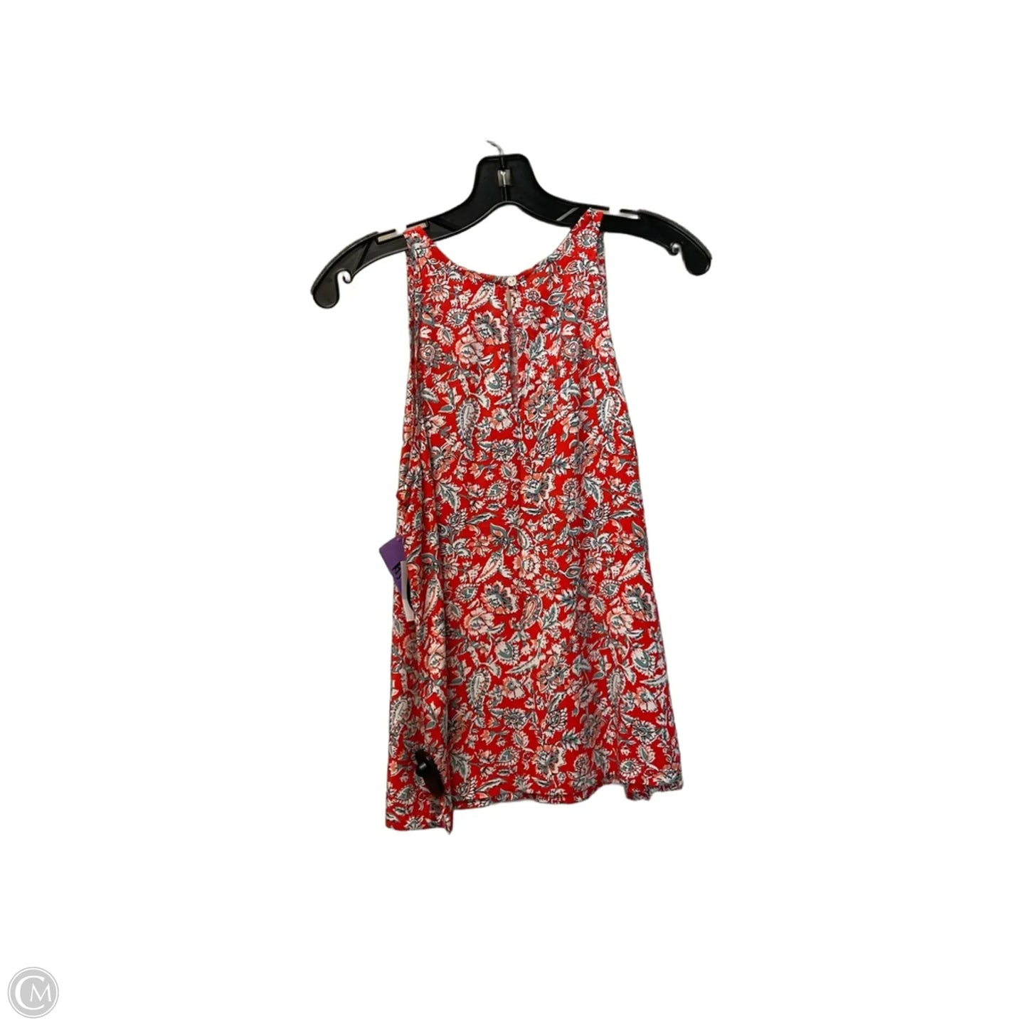 Top Sleeveless By Old Navy In Red, Size: S