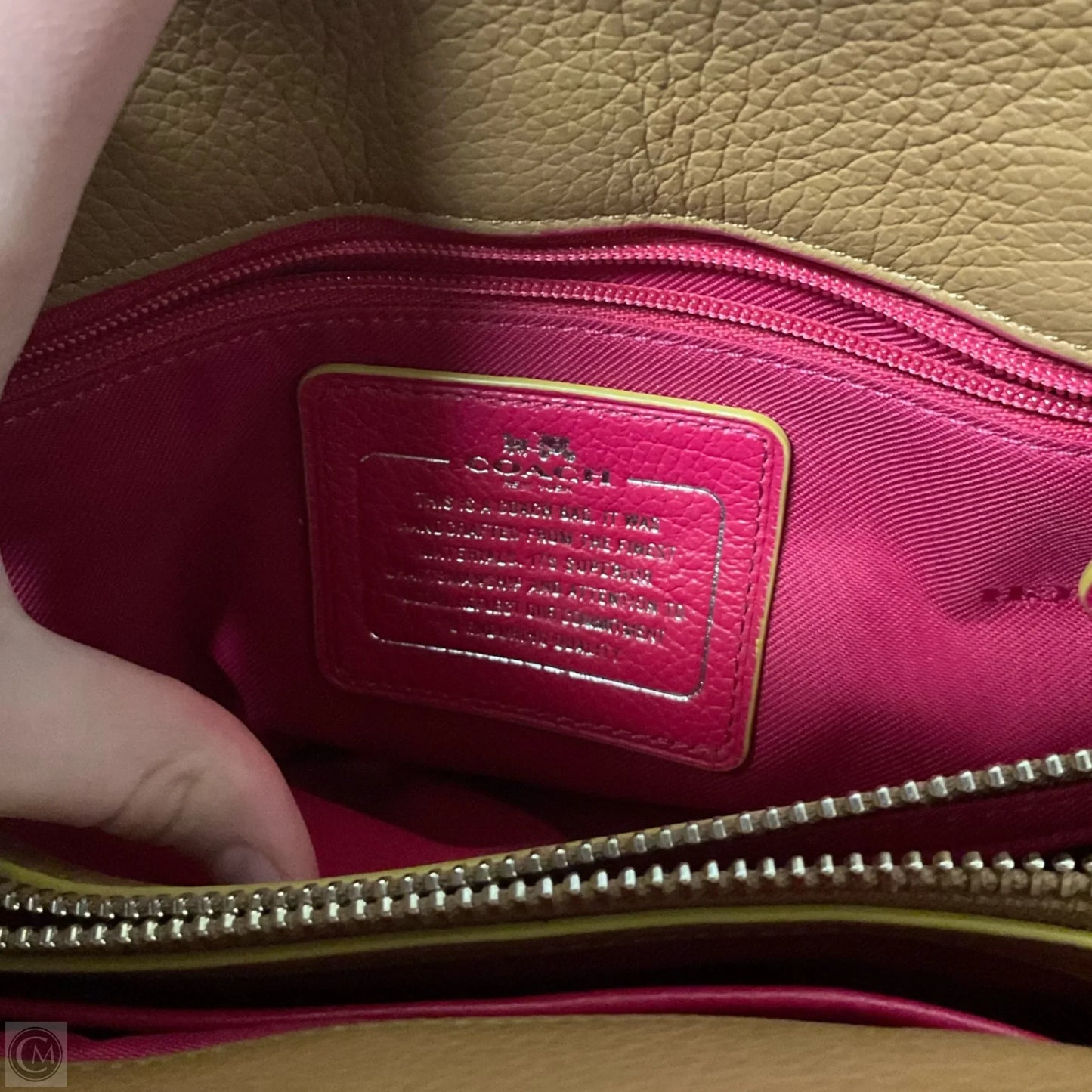 Crossbody Designer By Coach, Size: Small