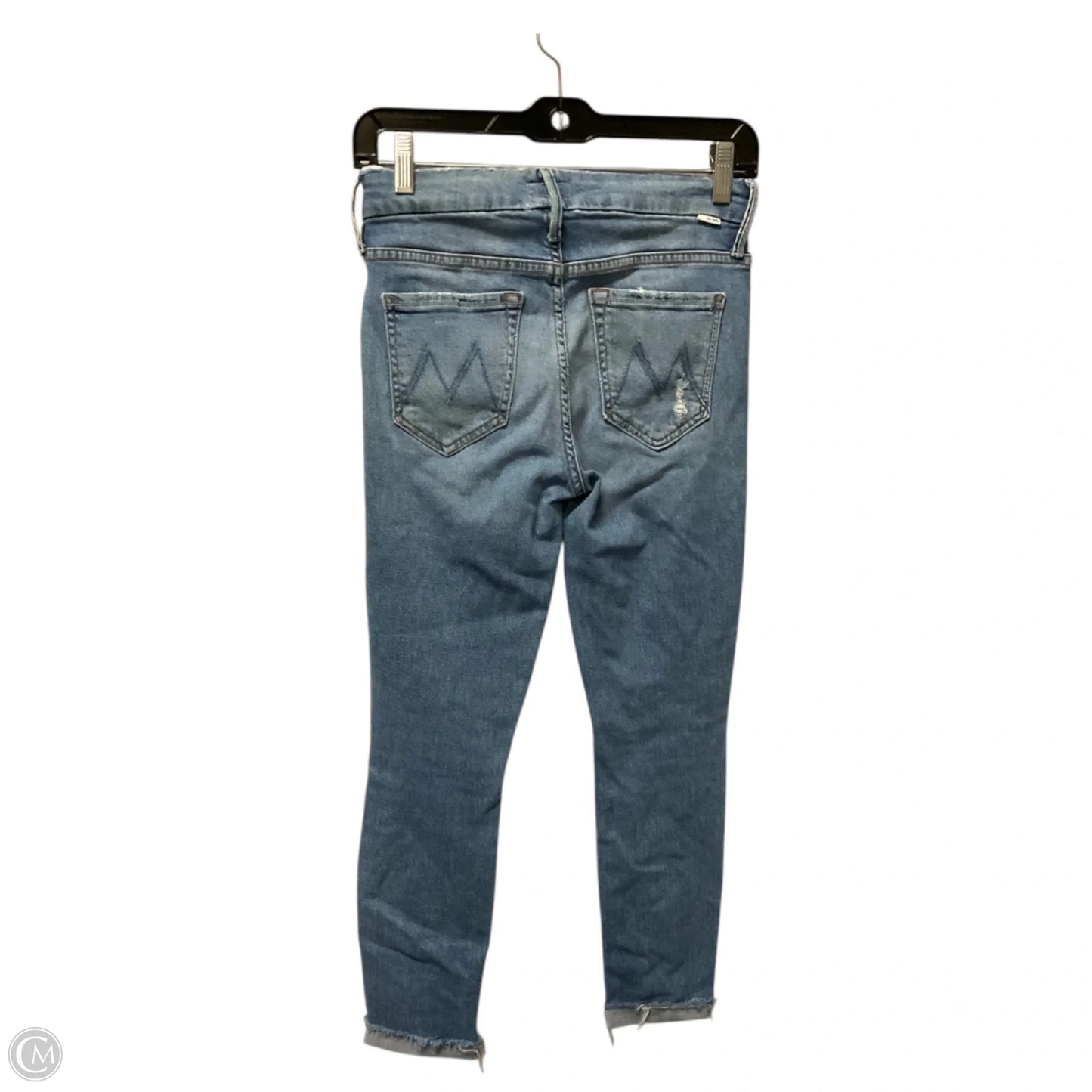 Jeans Straight By Mother In Blue, Size: 0