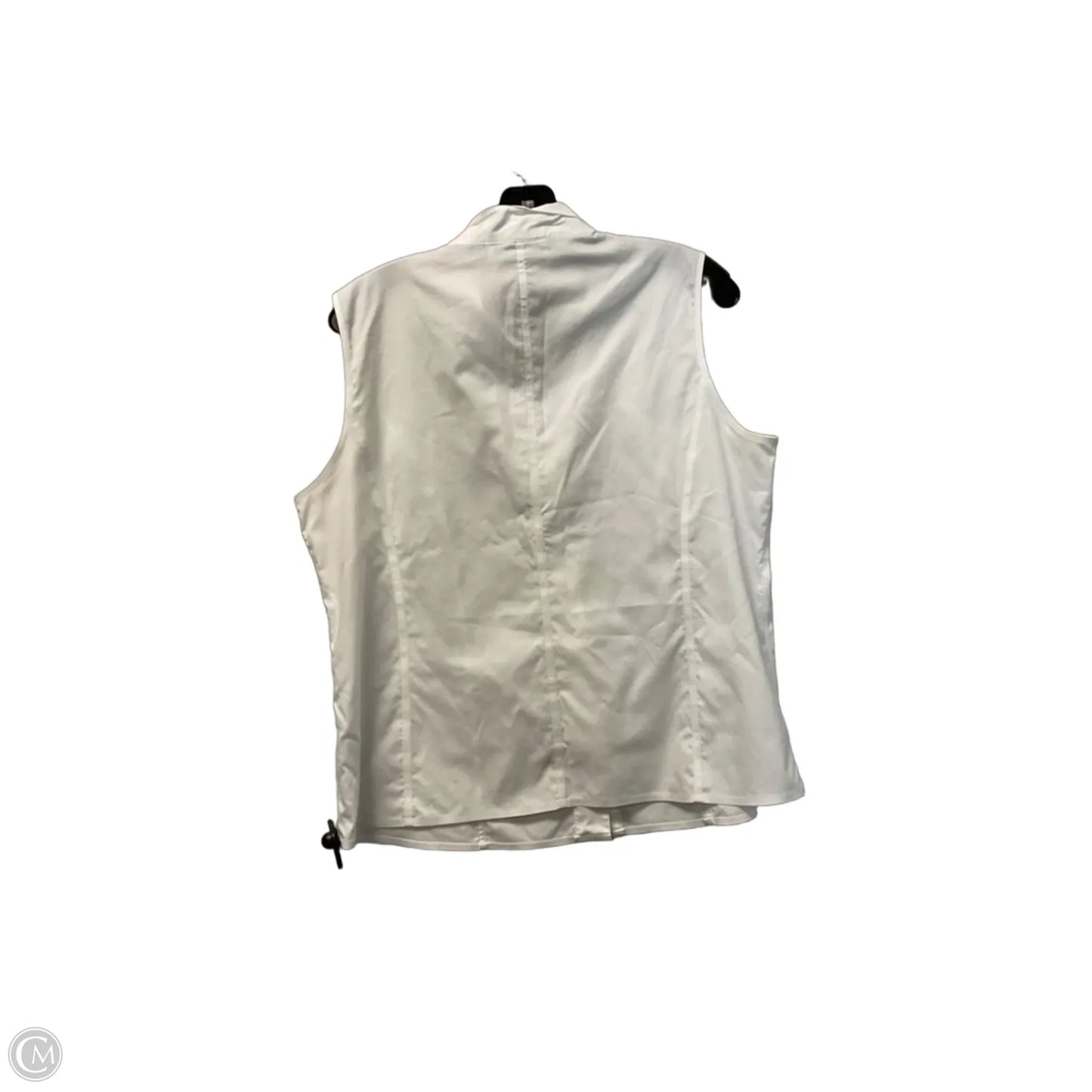 Top Sleeveless By Calvin Klein In White, Size: 14