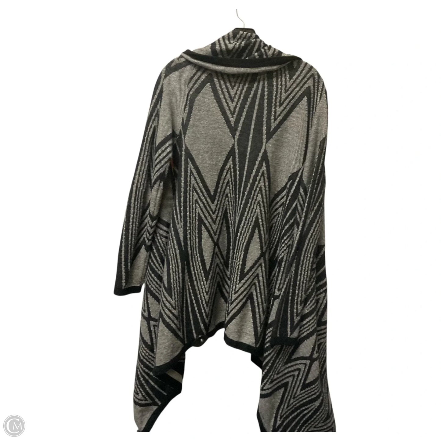 Cardigan By Moth In Black & Grey, Size: M