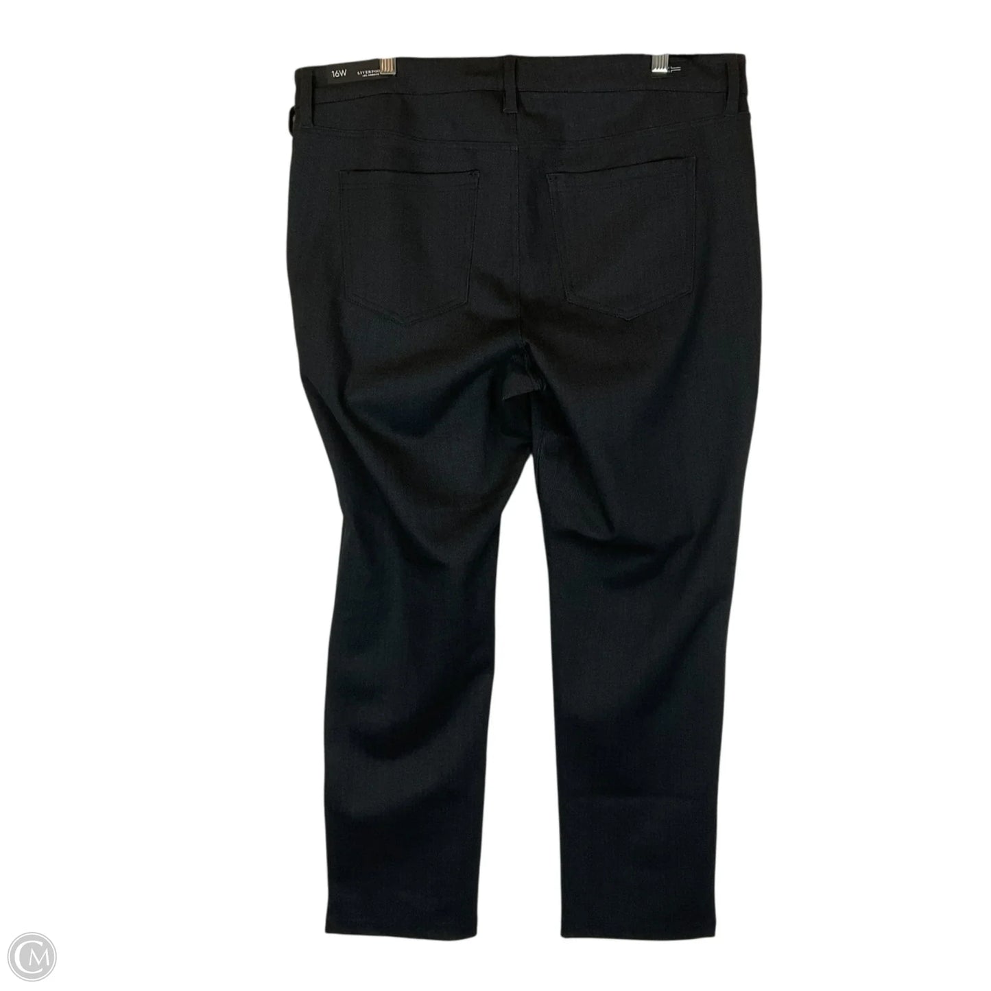 Pants Dress By Liverpool In Black, Size: 16