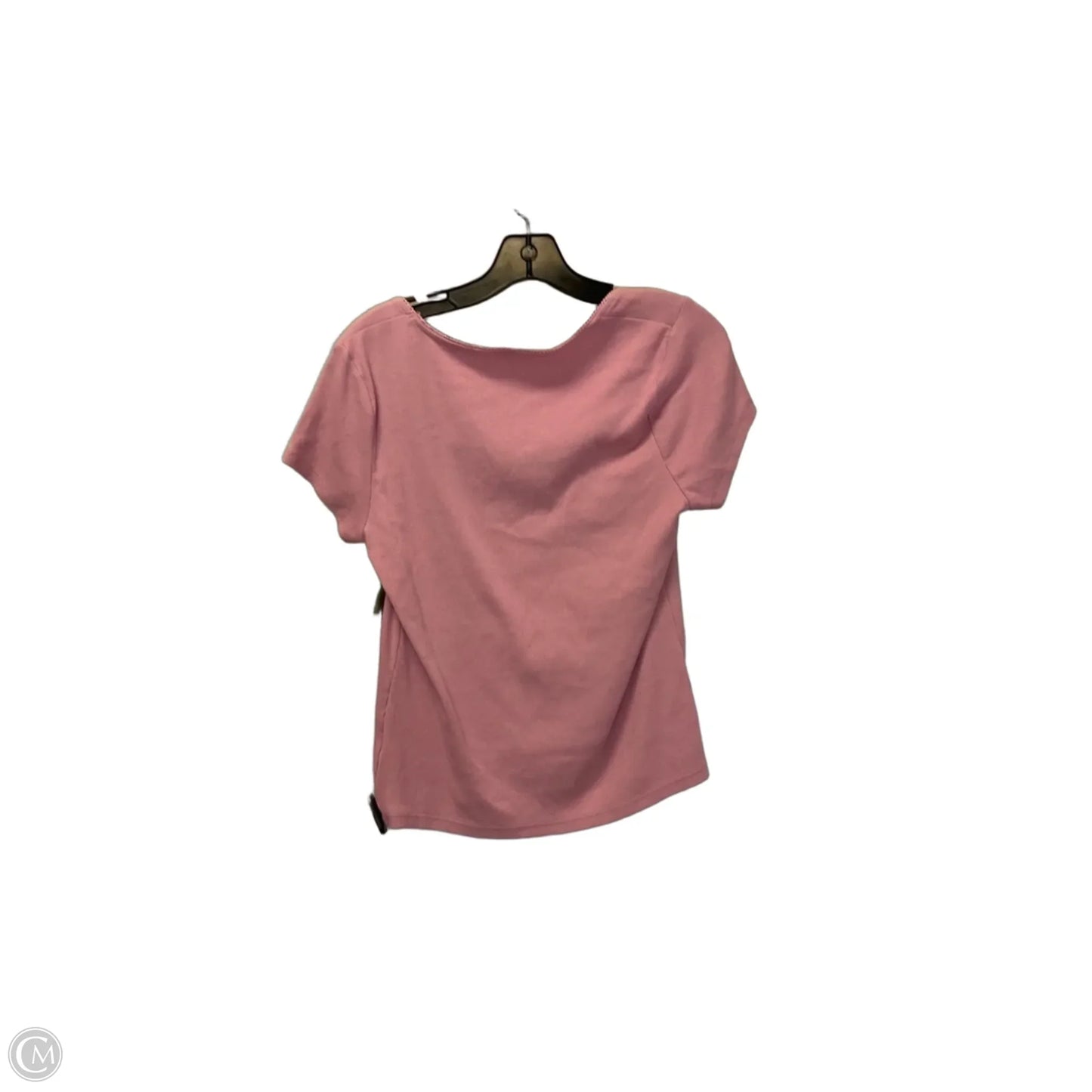 Top Short Sleeve Basic By Old Navy In Pink, Size: L