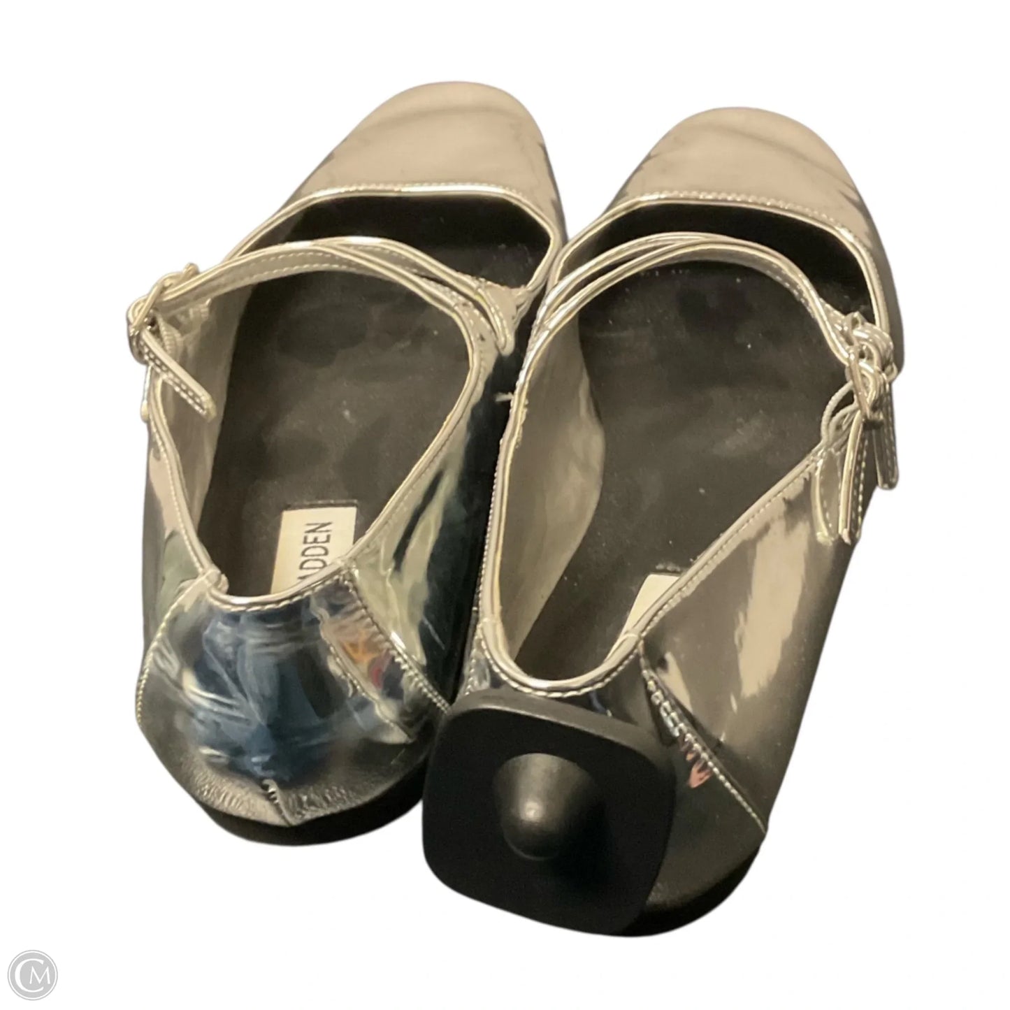 Shoes Flats By Steve Madden In Silver, Size: 7.5