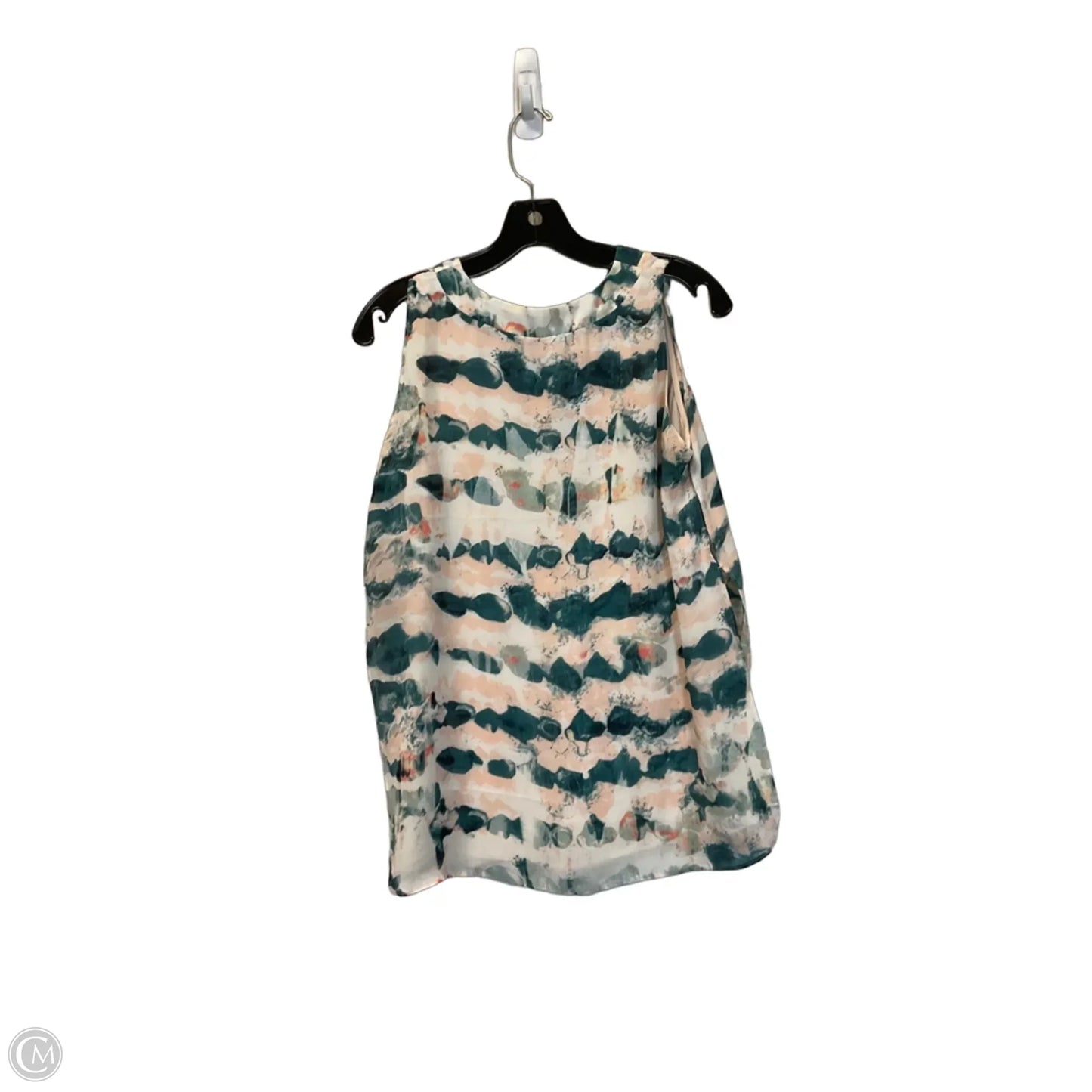 Top Sleeveless Basic By Cabi In Blue & Pink, Size: Xs