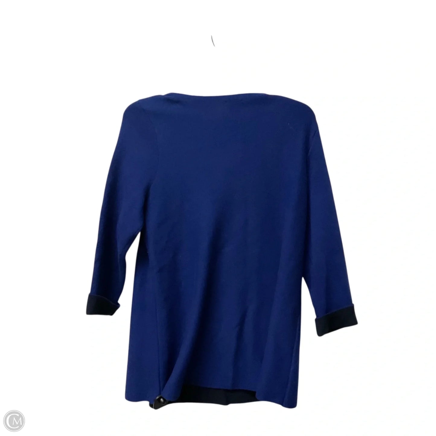 Top Long Sleeve Basic By Chicos In Blue, Size: M