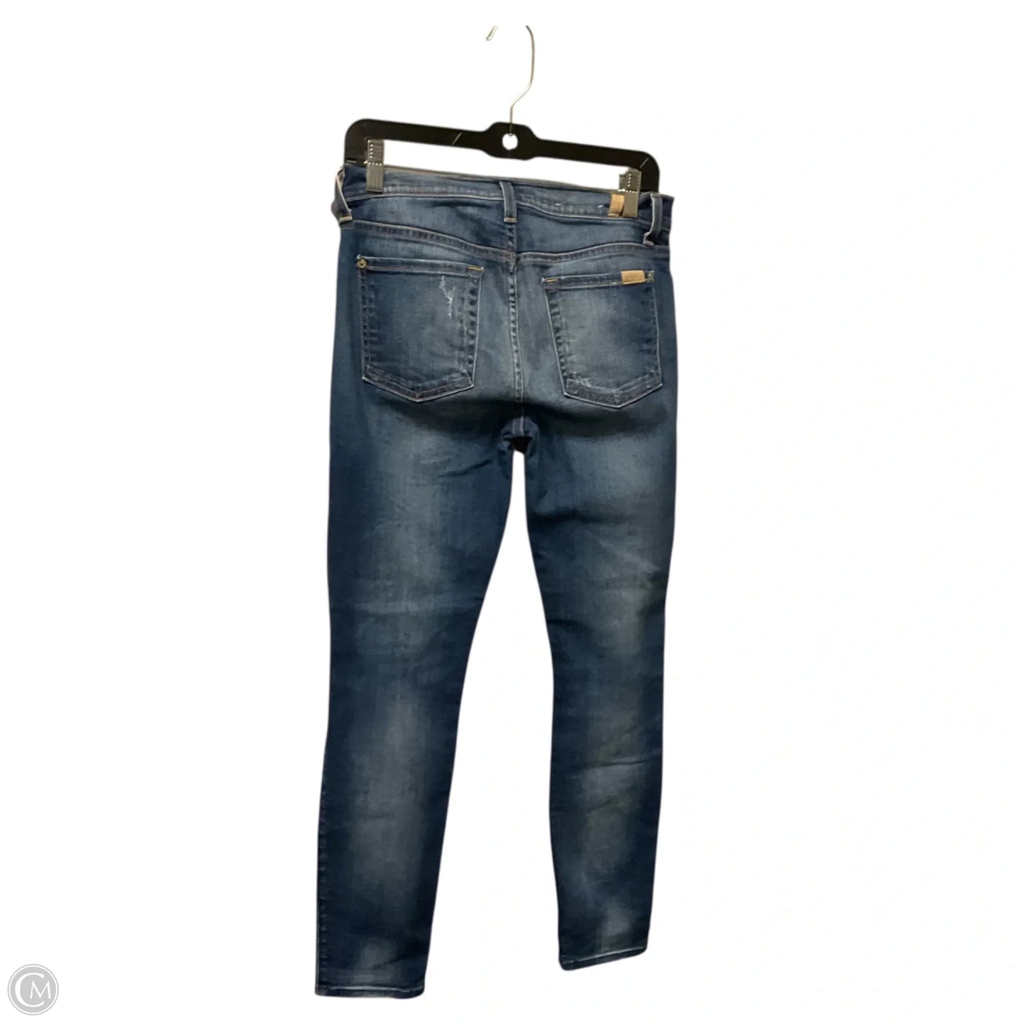 Jeans Skinny By 7 For All Mankind In Blue Denim, Size: 6