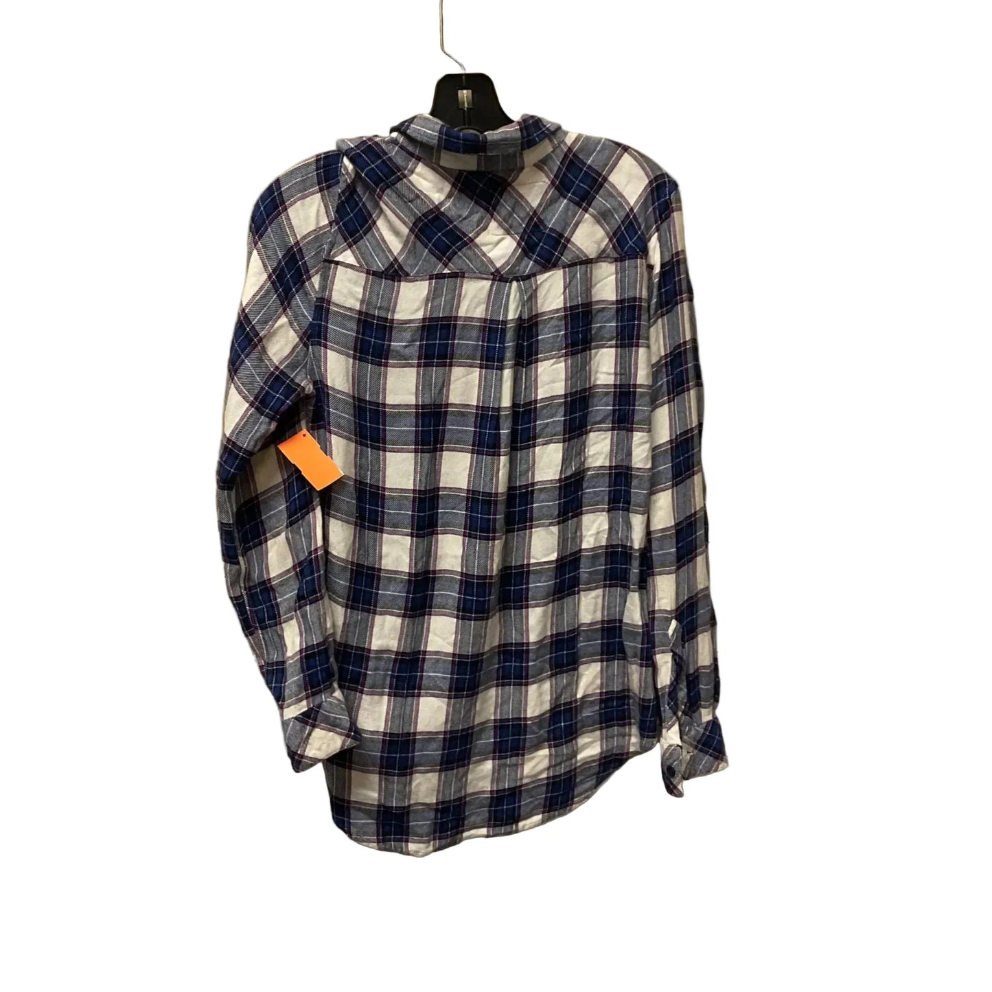 Top Long Sleeve Basic By Rails In Plaid Pattern, Size: S
