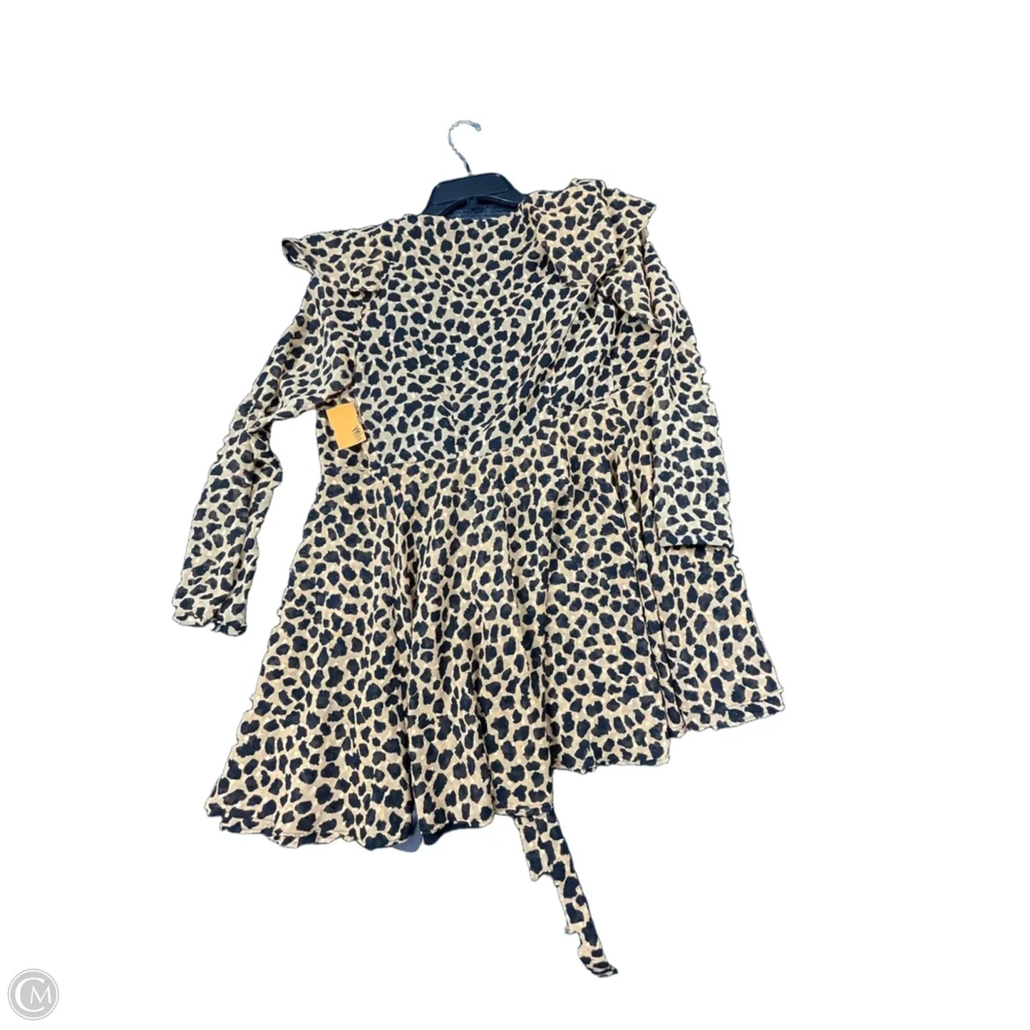 Top Long Sleeve By Free People In Animal Print, Size: Xs