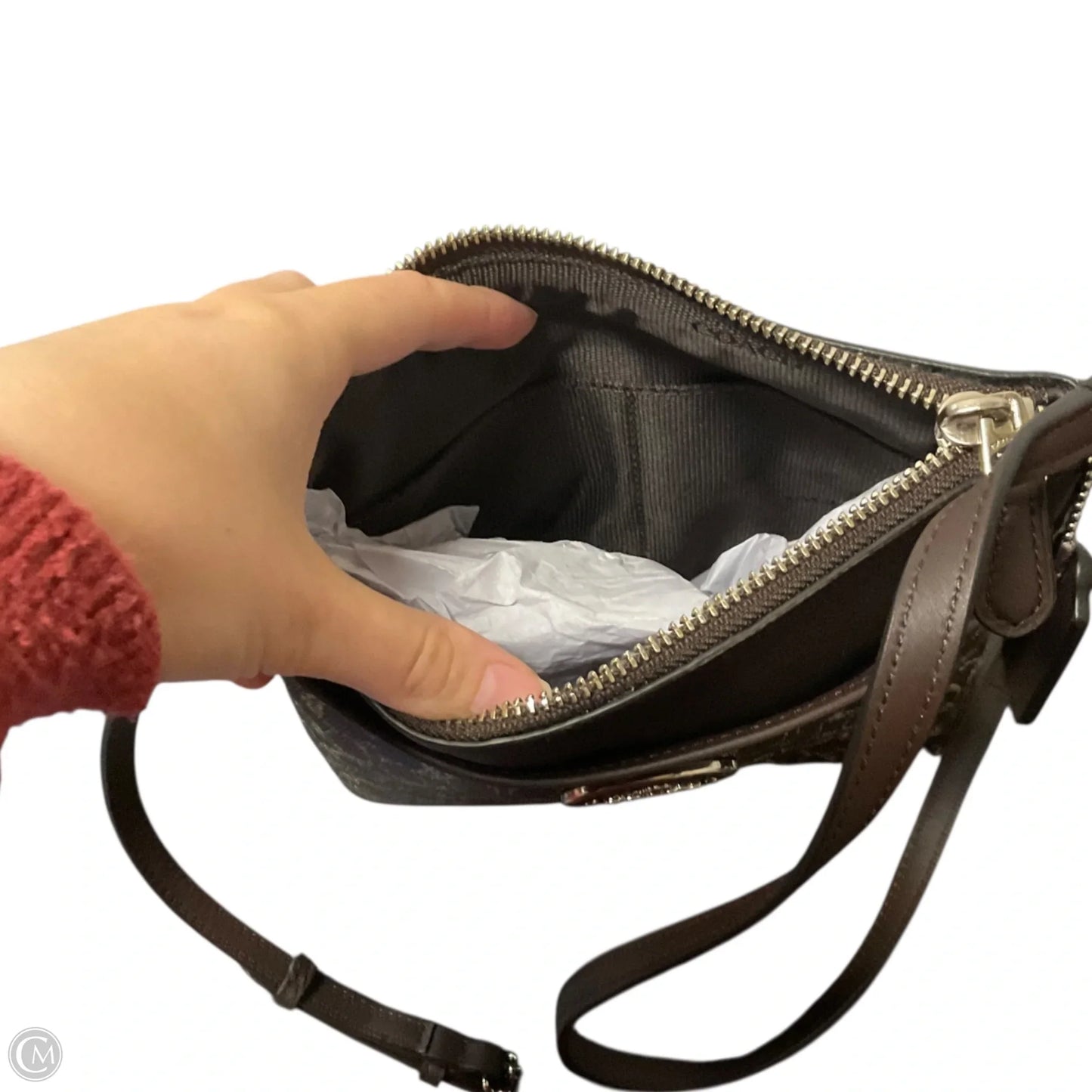 Crossbody Designer By Coach, Size: Small