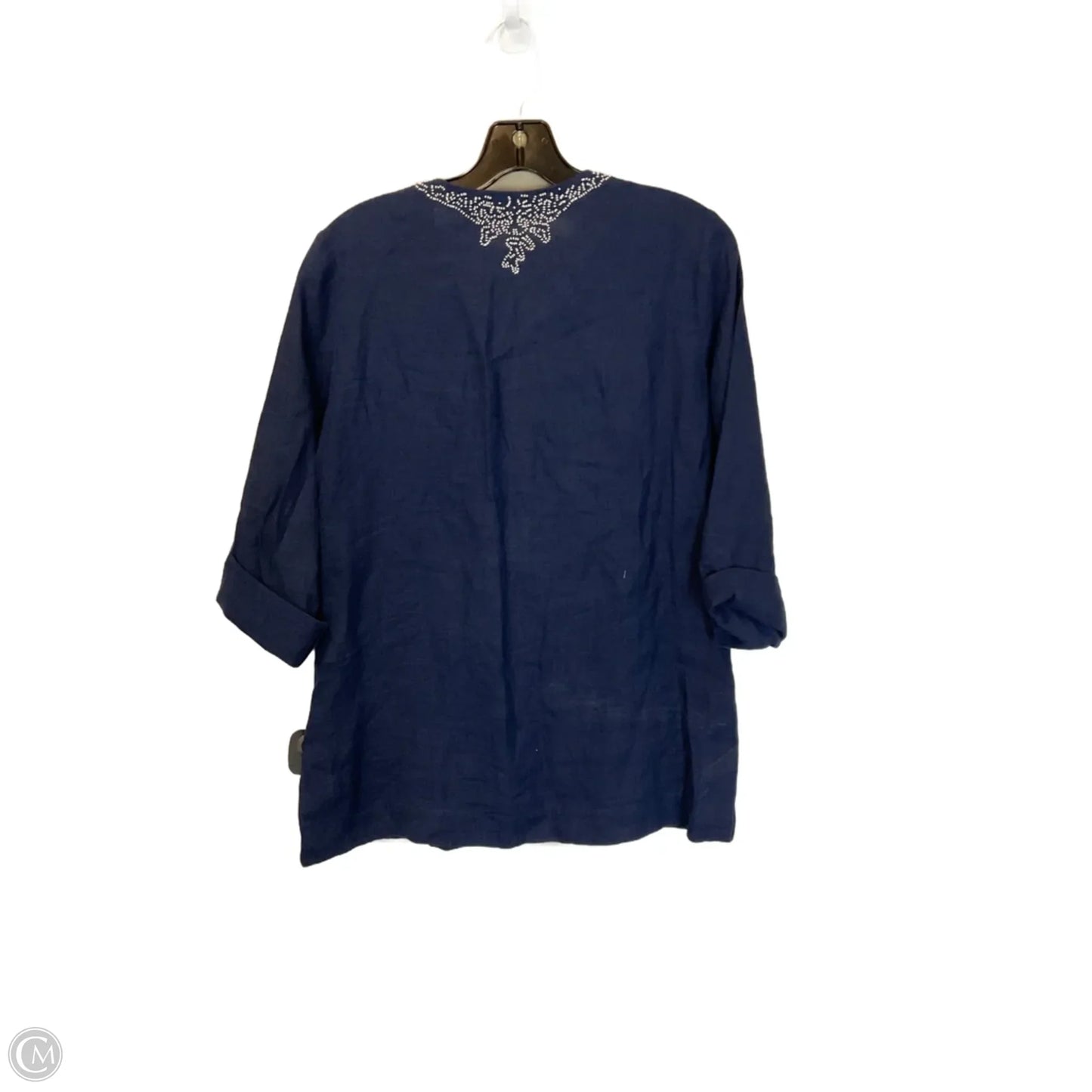 Top Long Sleeve Designer By Lilly Pulitzer In Navy, Size: Xs
