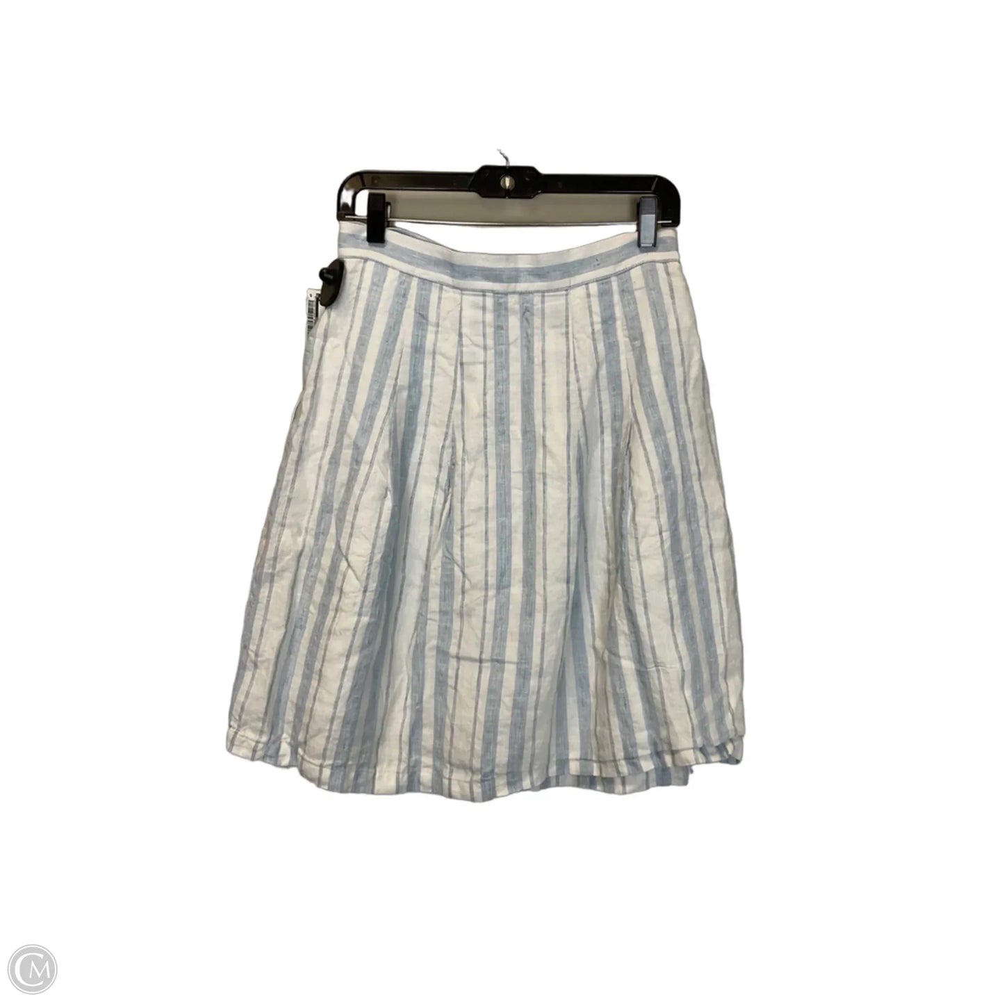 Skirt Midi By Brooks Brothers In Striped Pattern, Size: 4
