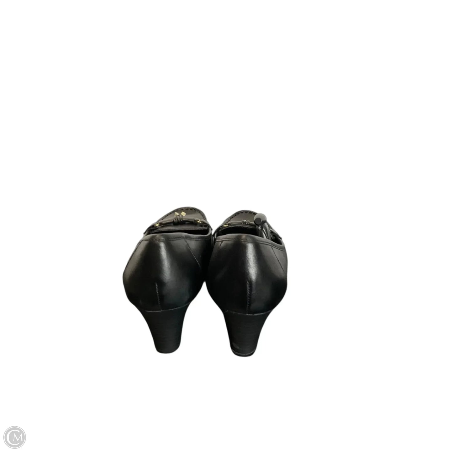 Shoes Heels Wedge By Ralph Lauren In Black, Size: 6.5