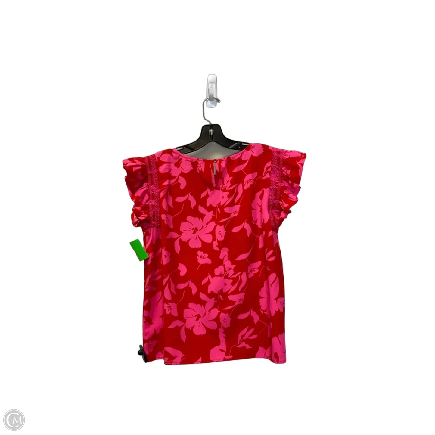 Top Short Sleeve By Staccato In Red, Size: S