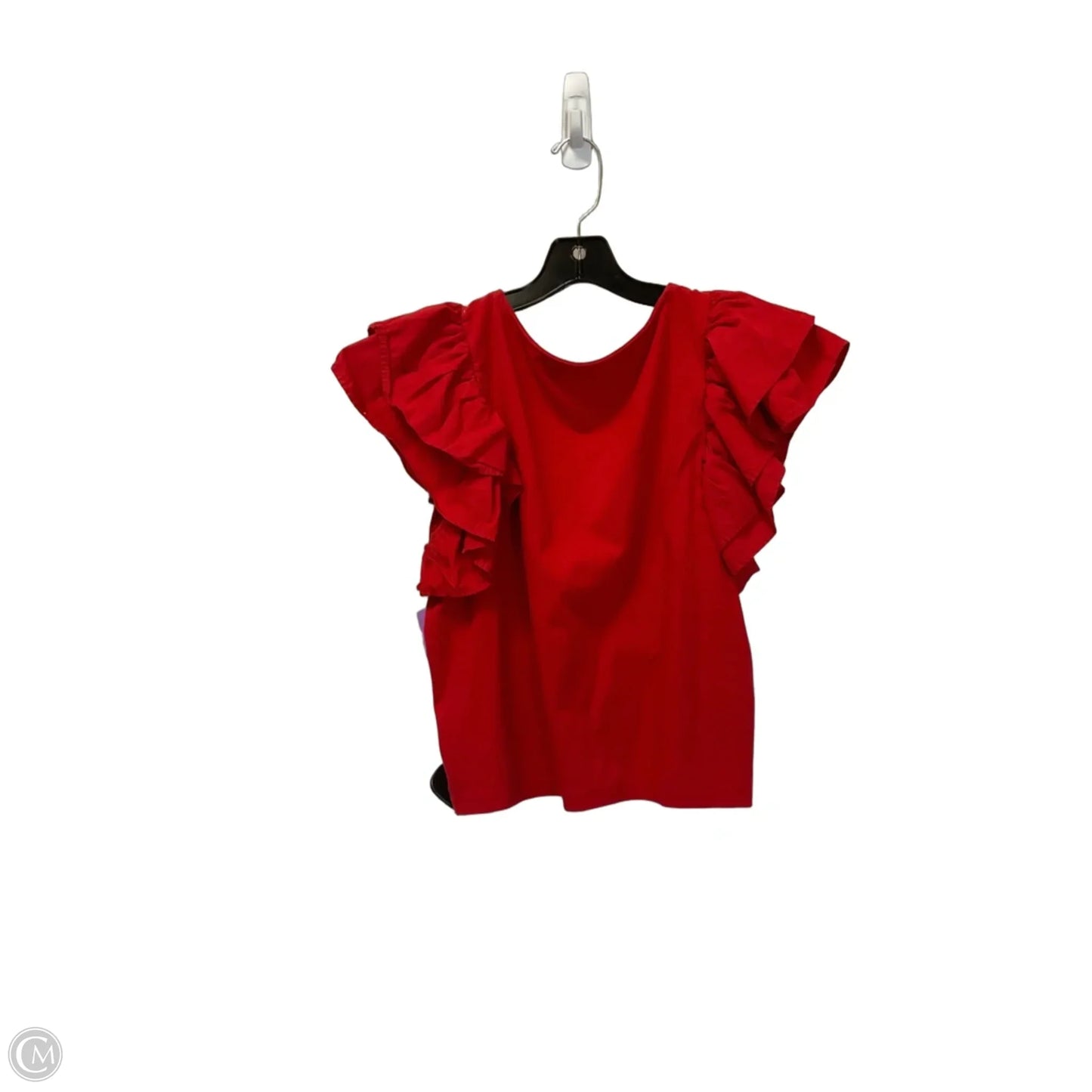 Top Short Sleeve By A New Day In Red, Size: Xl