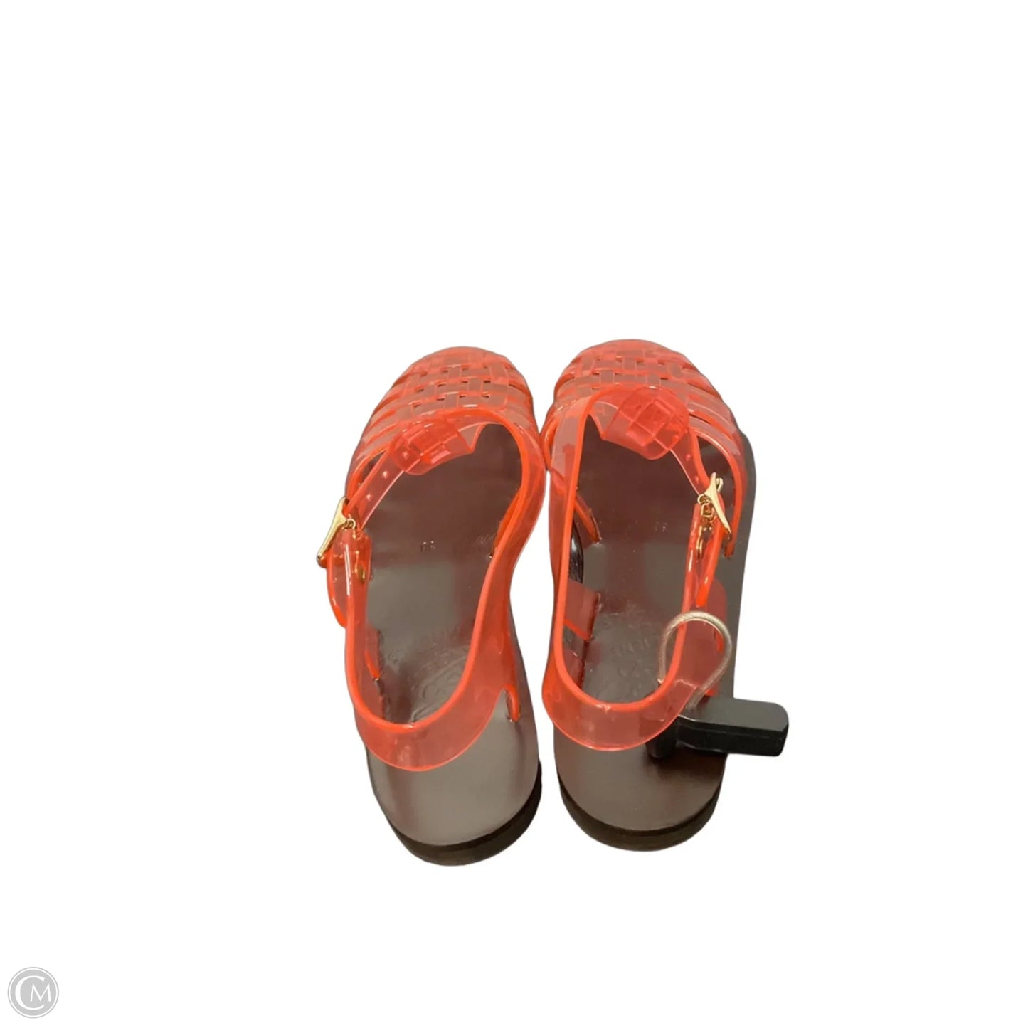 Sandals Flats By Clothes Mentor In Pink, Size: 7.5