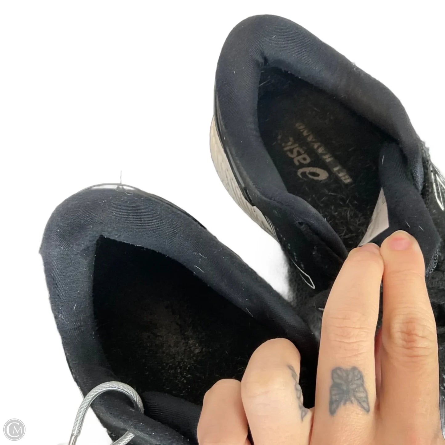 Shoes Sneakers By Asics In Black, Size: 6.5