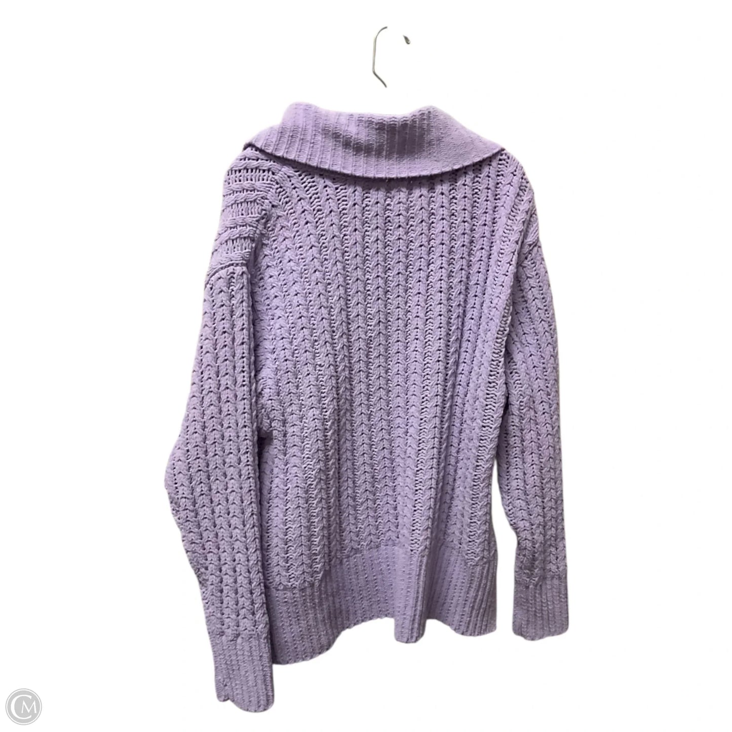 Jacket Shirt By Aerie In Purple, Size: L