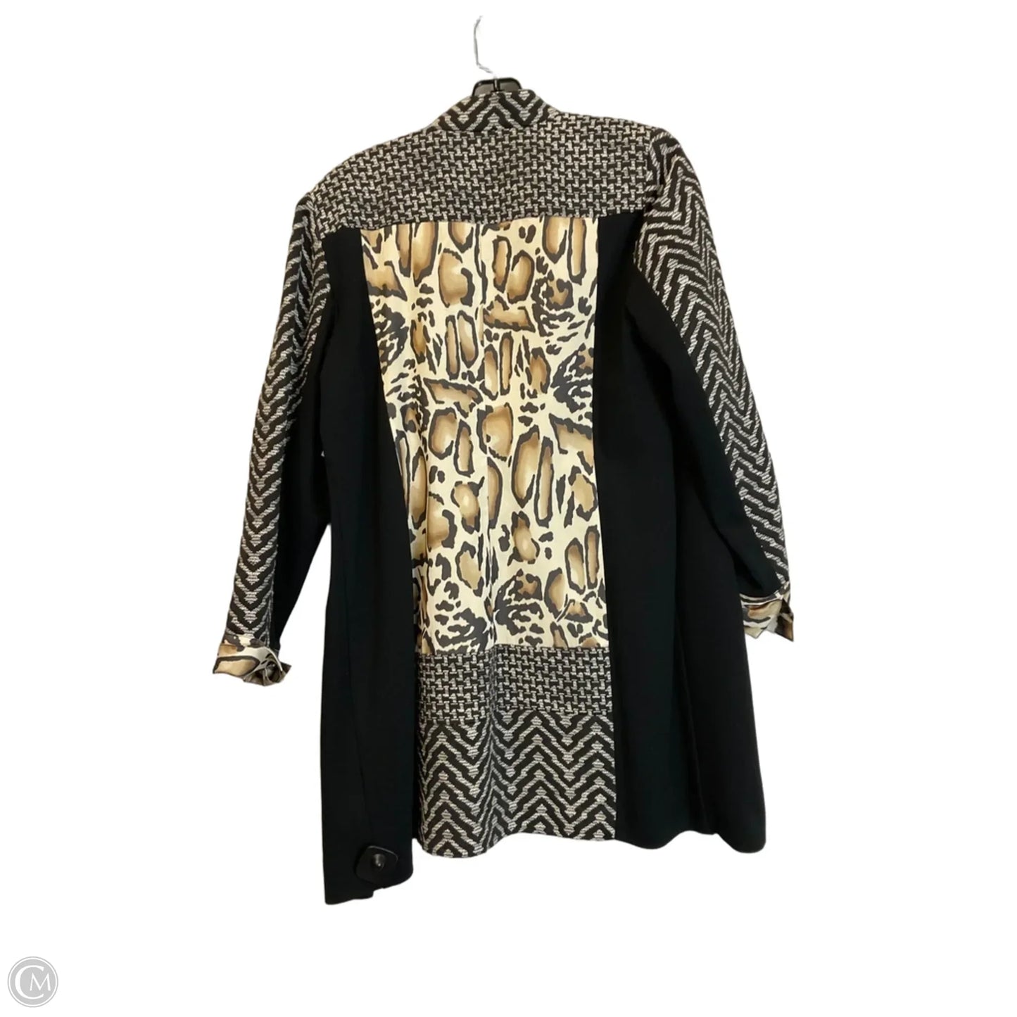 Blazer By Chicos In Animal Print, Size: S